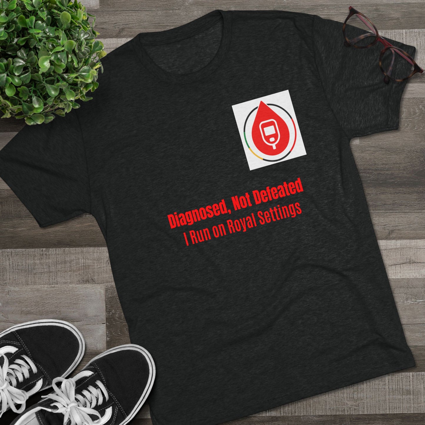 Diabetic Strength, Sugar Management Crew Tee, Diabetes Awareness, Diabetes Management
