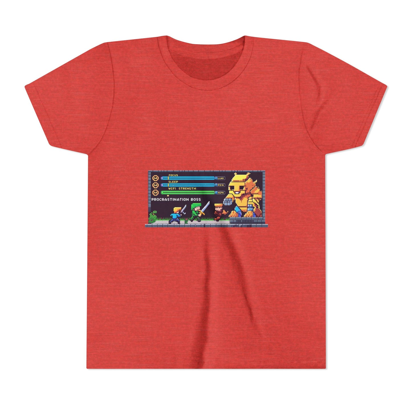 Retro Gaming Youth Tee, Fun Graphic Shirt for Kids, Perfect for Birthdays, Holidays, and Playtime, Geeky Gift Idea, Video Game Vibes