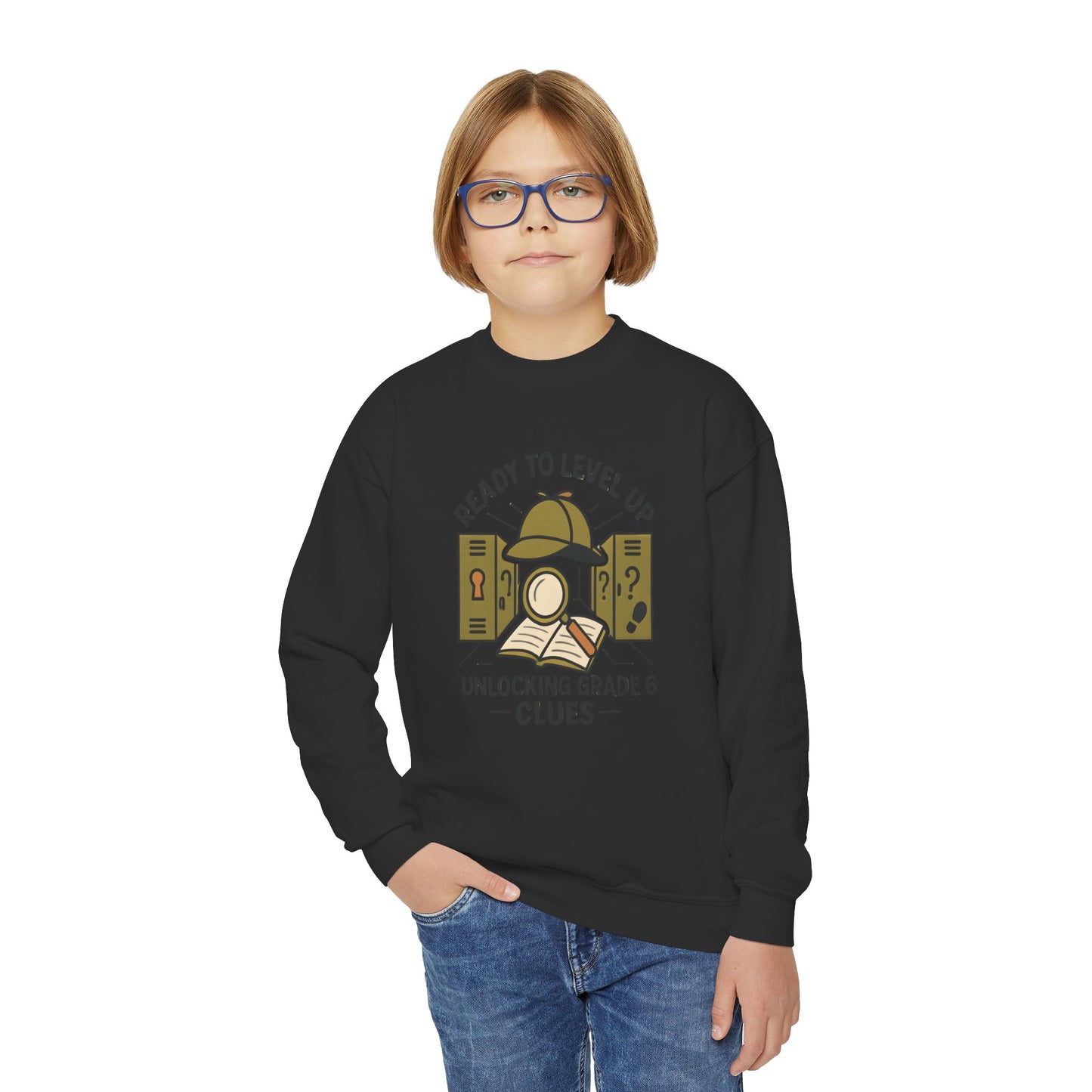 Clue Quest Sweatshirt for Back to School