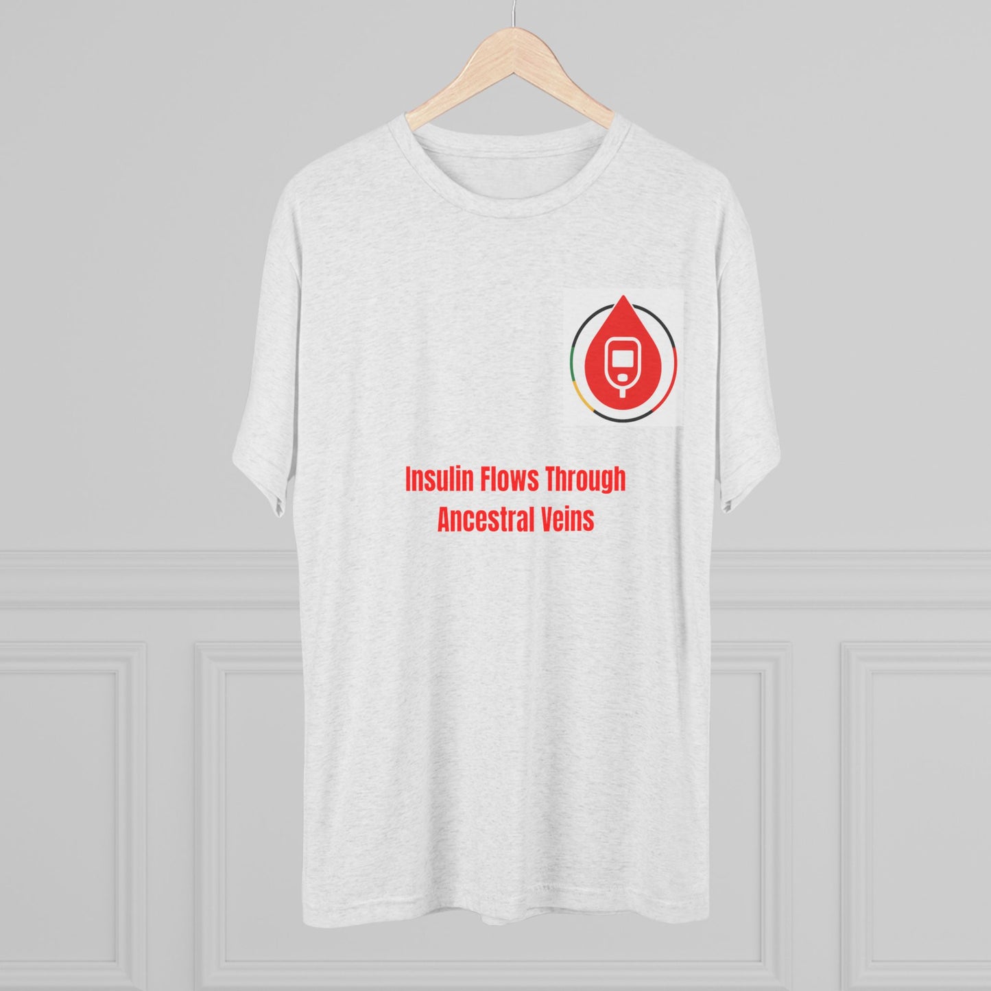Diabetes Awareness Campaign T-shirts, Insulin's Lifeline, Sugar Management Crew Tee