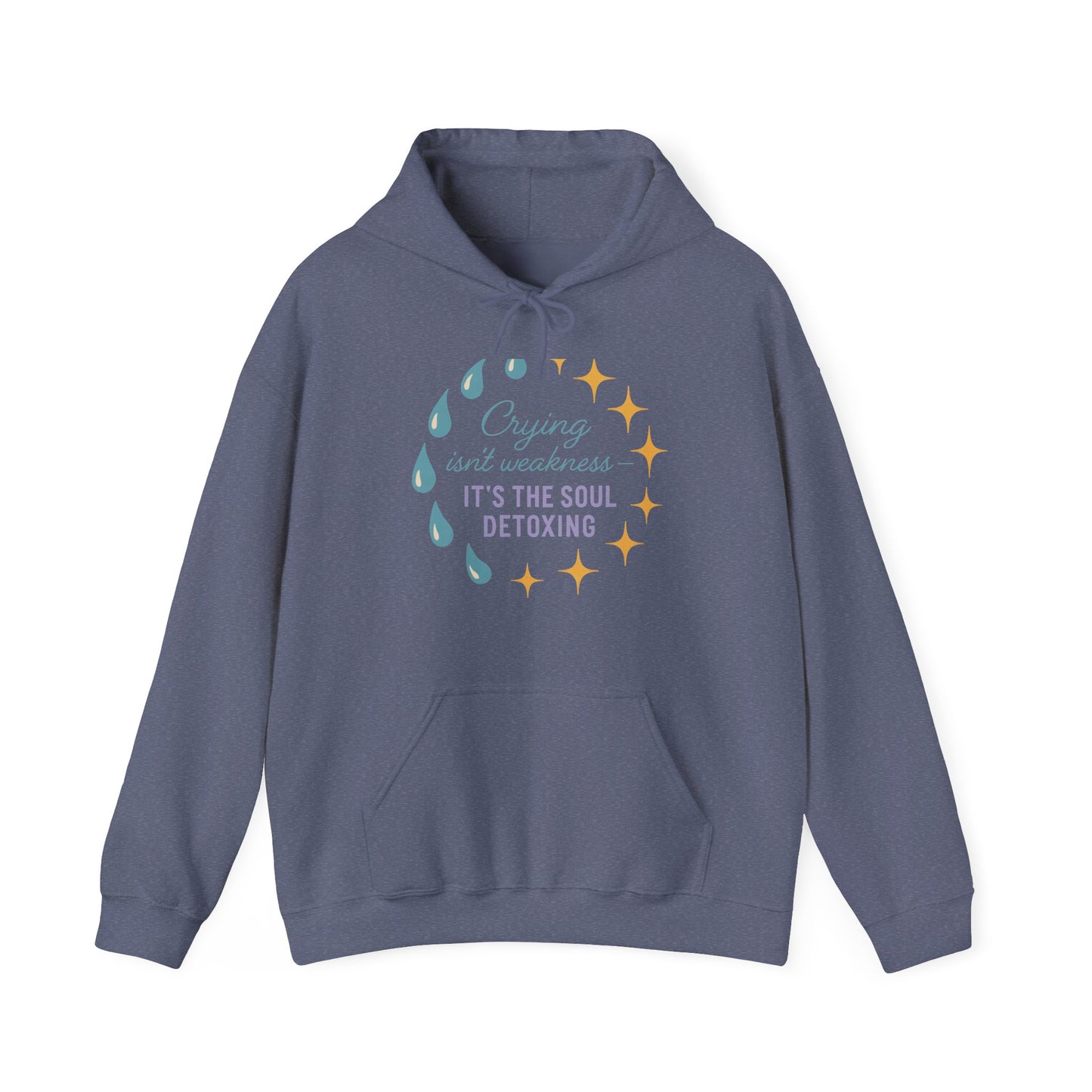 Soul Detoxing Hooded Sweatshirt | Cozy Unisex Pullover for Self-Care, Inspirational Gift, Perfect for Relaxation, Mindfulness, Recovery