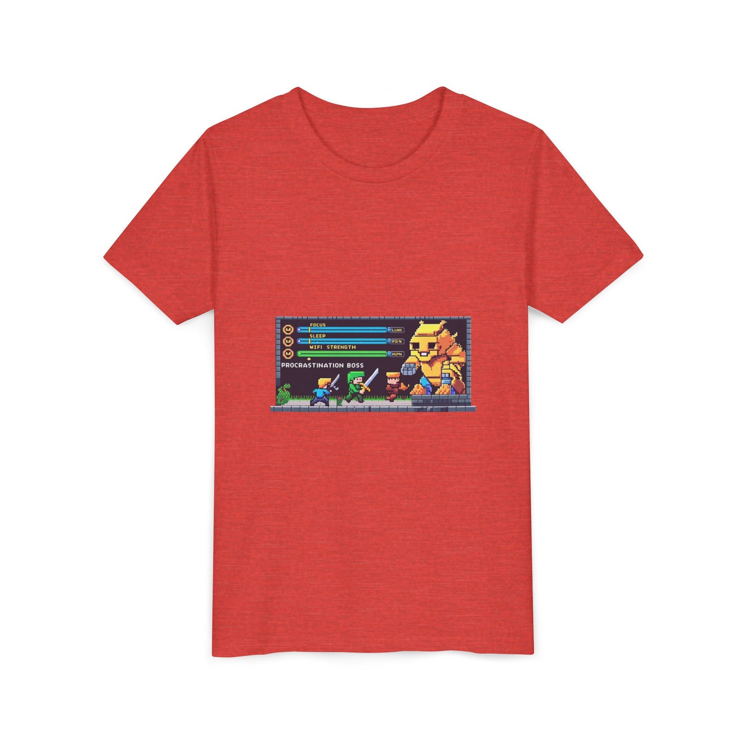 Retro Gaming Youth Tee, Fun Graphic Shirt for Kids, Perfect for Birthdays, Holidays, and Playtime, Geeky Gift Idea, Video Game Vibes