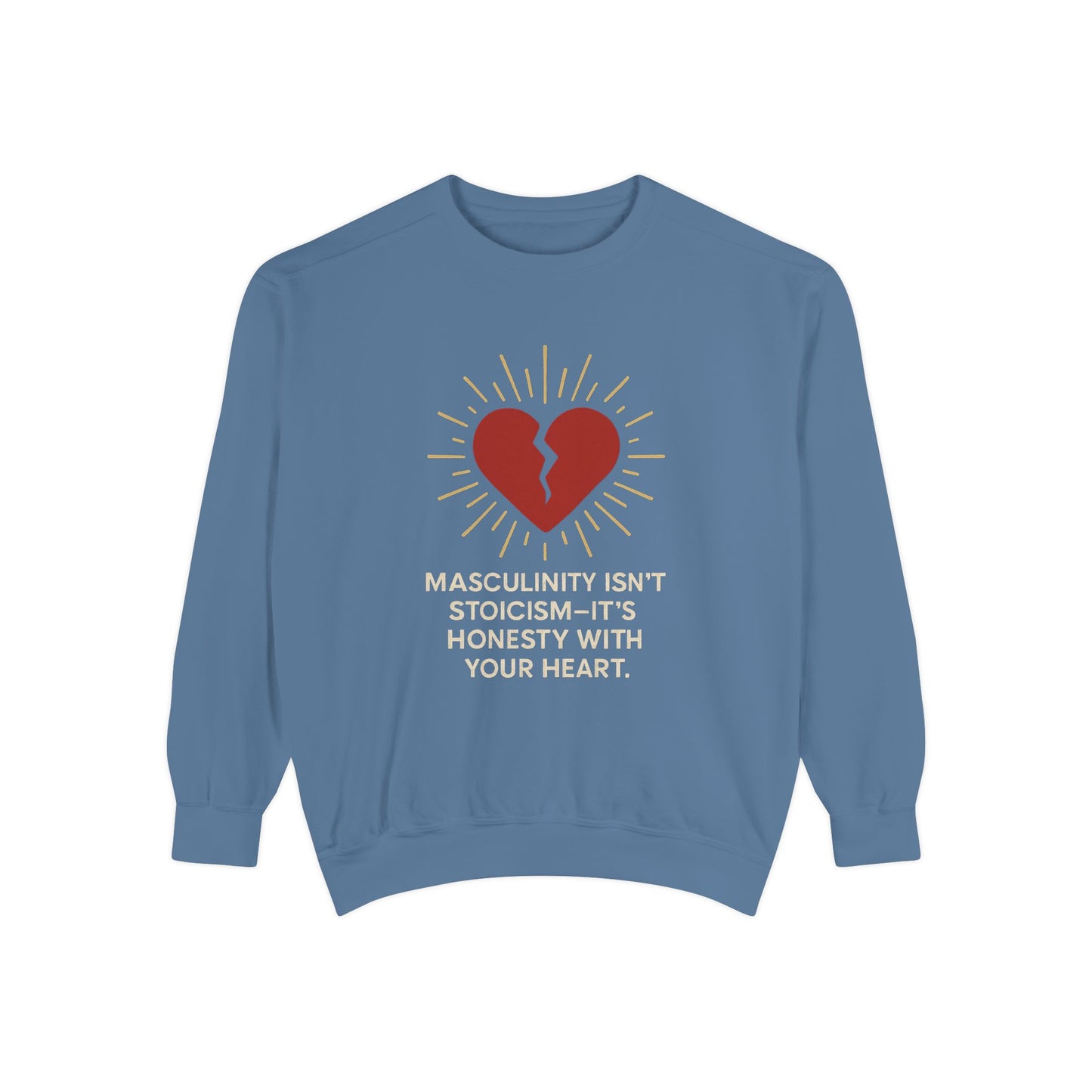 Heartfelt Unisex Sweatshirt - Perfect for Open Conversations, Gifts for Men, Casual Comfort Wear, Self-Expression Apparel
