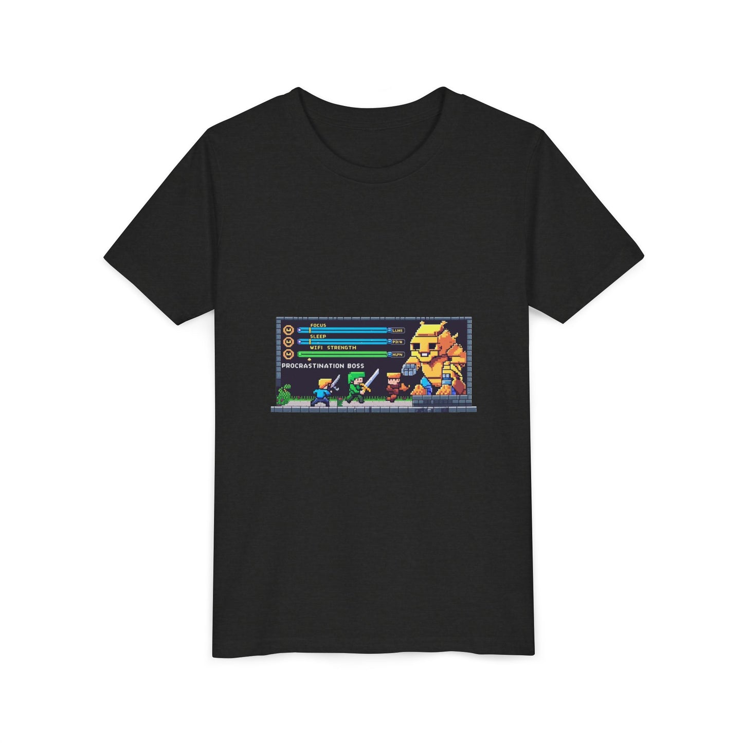 Retro Gaming Youth Tee, Fun Graphic Shirt for Kids, Perfect for Birthdays, Holidays, and Playtime, Geeky Gift Idea, Video Game Vibes