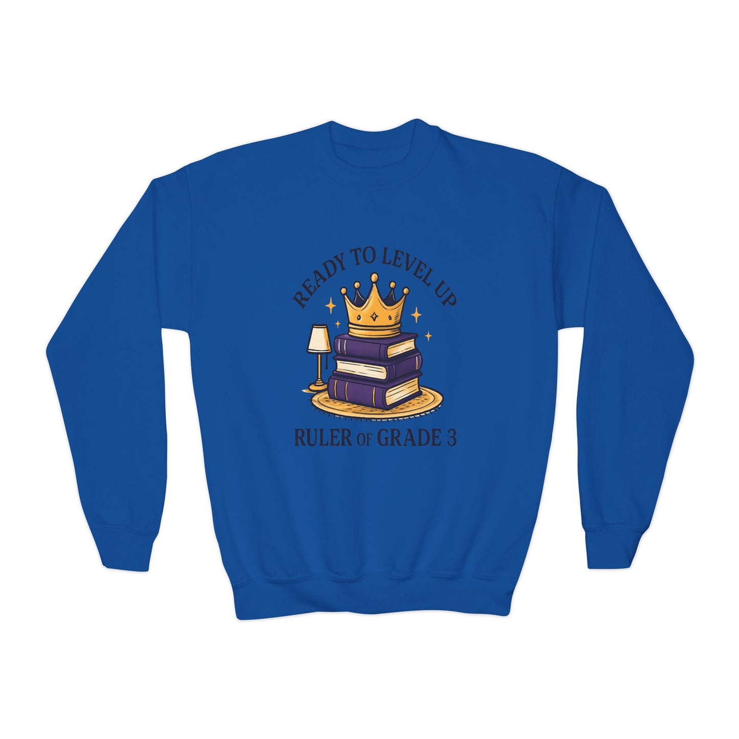 Crowned Learner Sweatshirt for Back to School