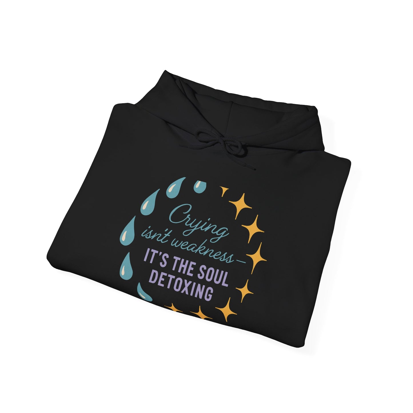 Soul Detoxing Hooded Sweatshirt | Cozy Unisex Pullover for Self-Care, Inspirational Gift, Perfect for Relaxation, Mindfulness, Recovery