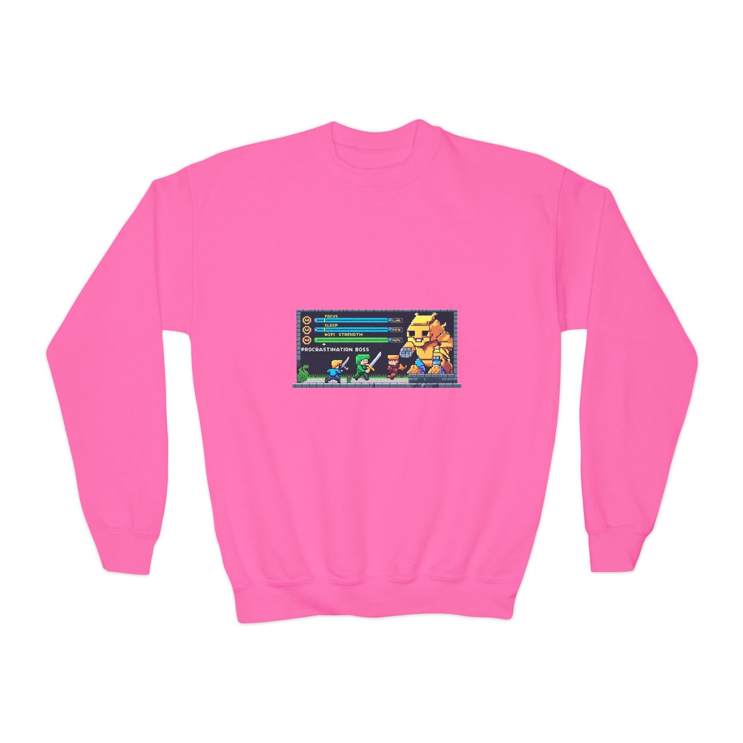Youth Crewneck Sweatshirt with Fun Animal Design, Cozy Jumper for Kids, Perfect Gift for Birthdays, Holidays, & Everyday Wear