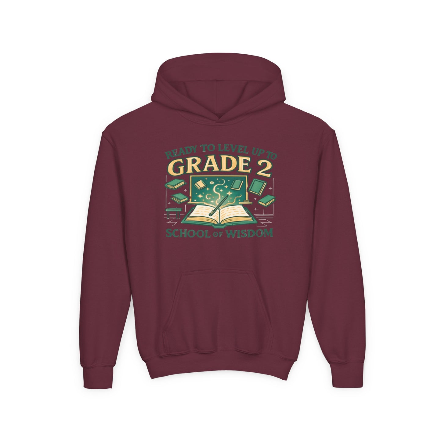 Magic Pages of Learning, Back to School Hoodies, Cool Hoodie for Back to School