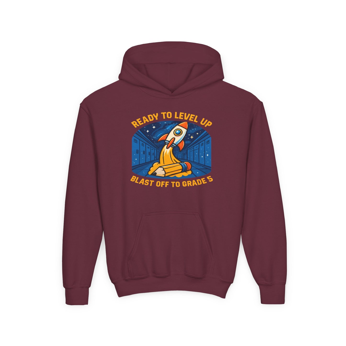 Rocket Launch Hoodie for Back to School, Cool Back to School Hoodie