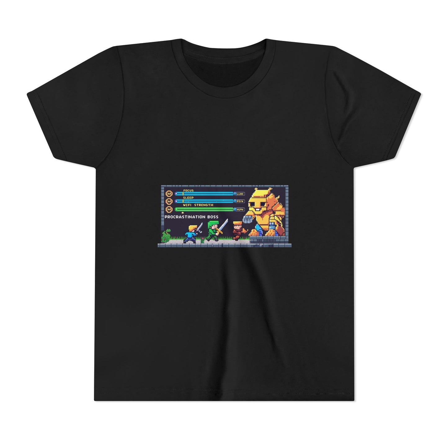 Retro Gaming Youth Tee, Fun Graphic Shirt for Kids, Perfect for Birthdays, Holidays, and Playtime, Geeky Gift Idea, Video Game Vibes