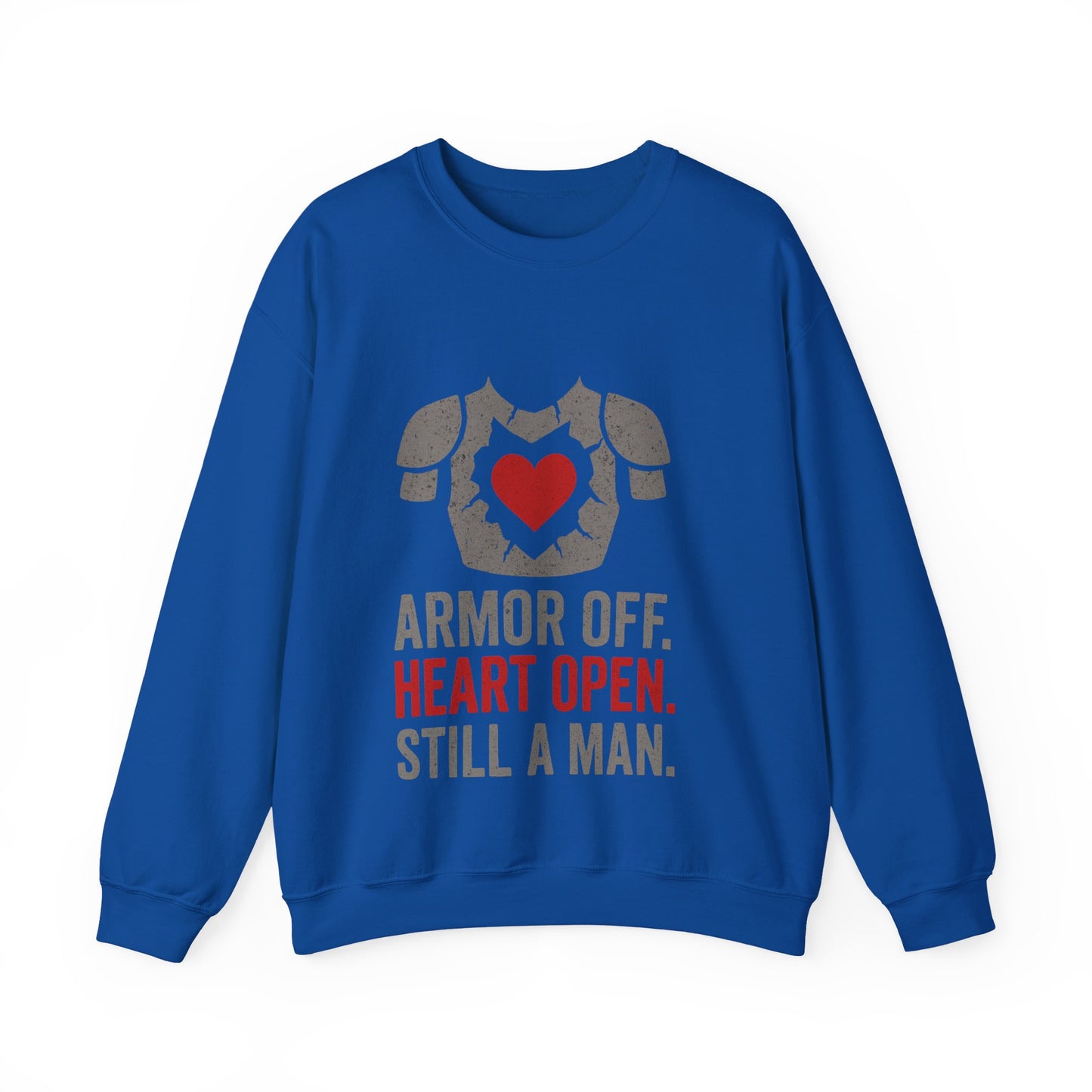 Heartfelt Armor Crewneck Sweatshirt | Cozy Unisex Sweatshirt for Men