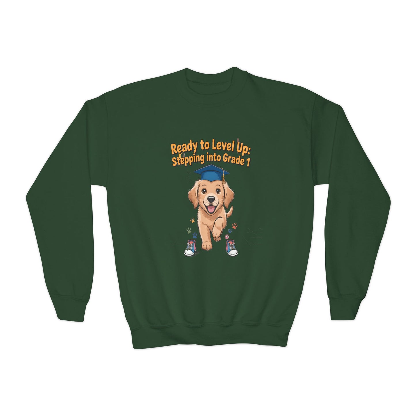 Paw Prints of Progress Sweatshirt for Back to School