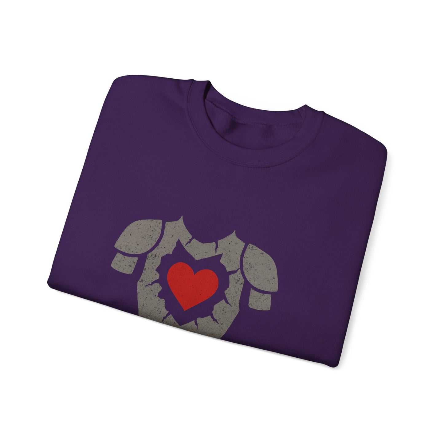 Heartfelt Armor Crewneck Sweatshirt | Cozy Unisex Sweatshirt for Men