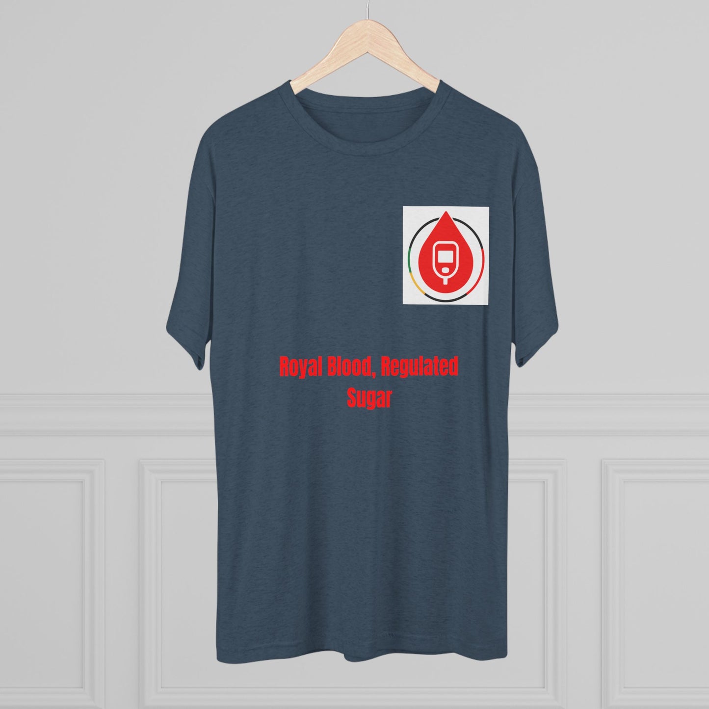 Diabetes Awareness Campaign T-shirts, Royal Blood Regulator, Sugar Management Crew Tee