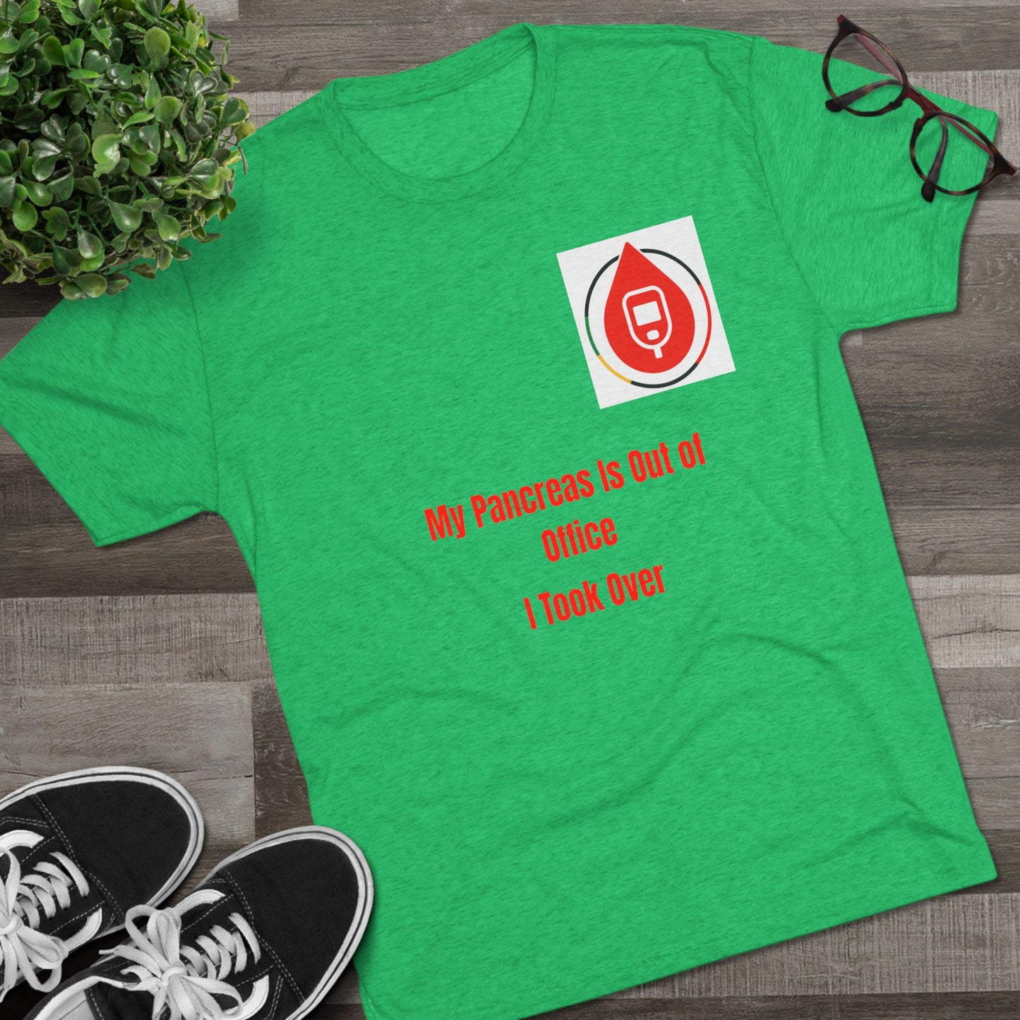 Pancreas on Pause, Sugar Management Crew Tee, Diabetes Management Apparel, Diabetes Awareness T-Shirt
