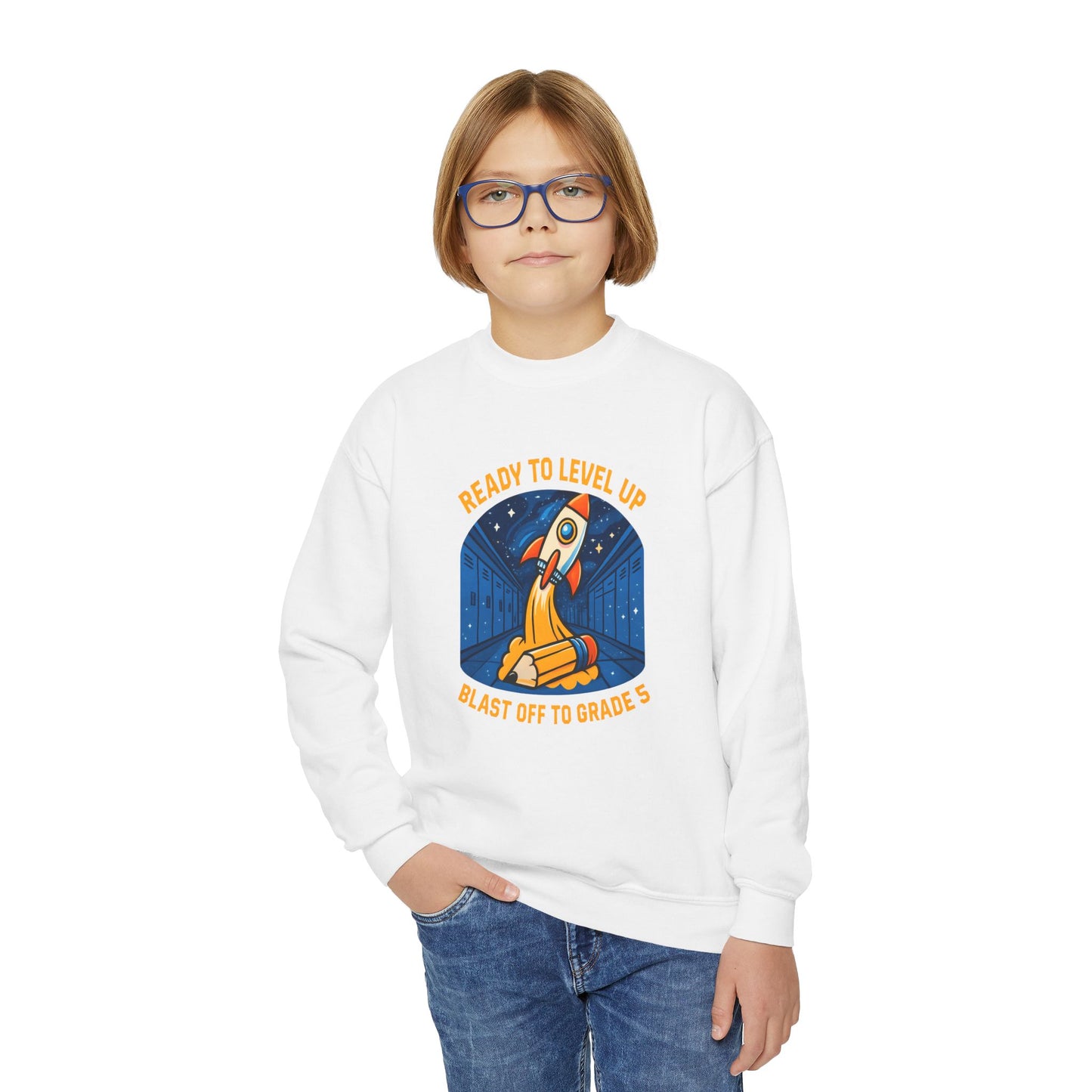 Rocket Scholar Sweatshirt for Back to School