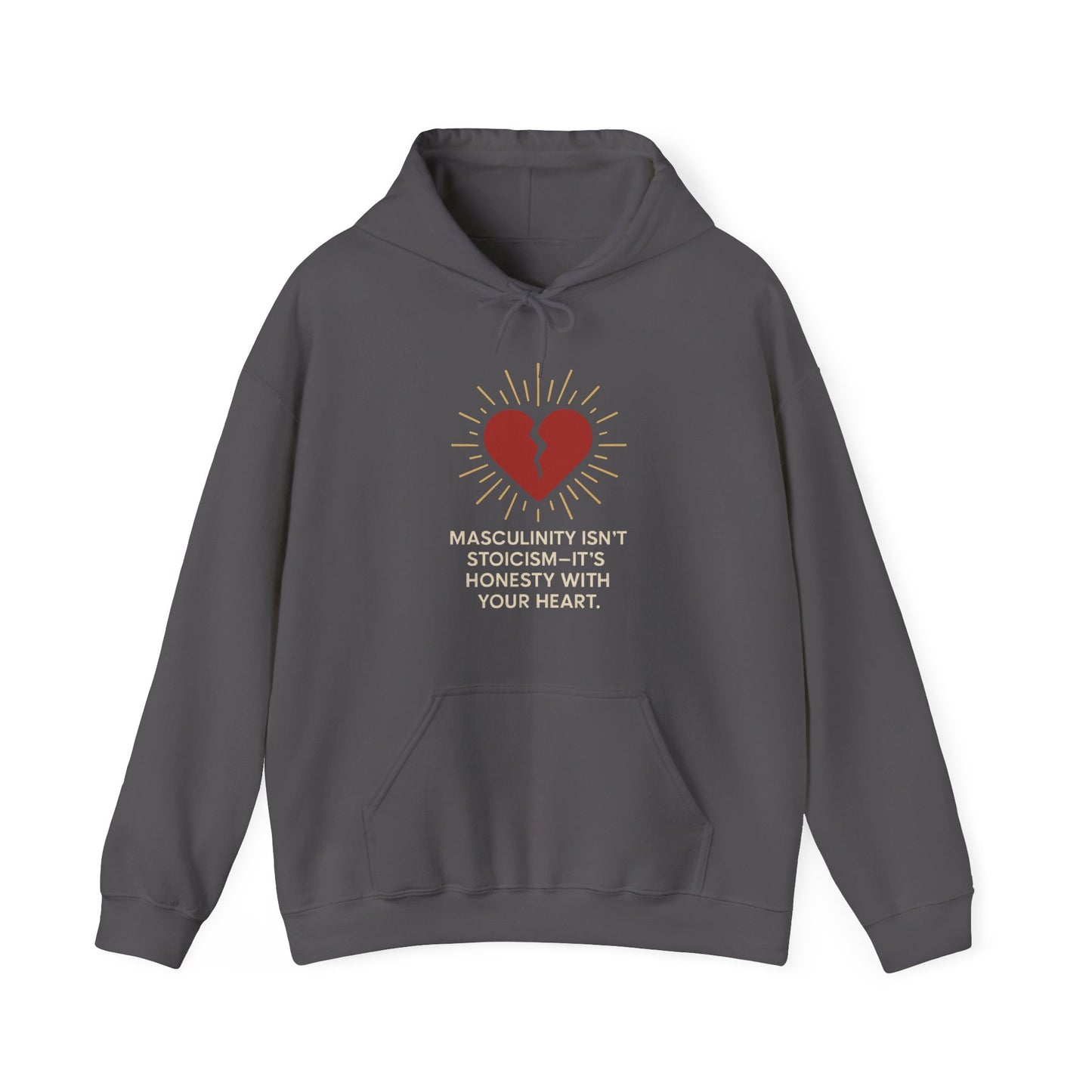 Heartfelt Affirmation Hoodie - Unisex Heavy Blend Sweatshirt, Cozy Gift, Casual Wear, Self-Care Reminder, Modern Style, Gender-Neutral