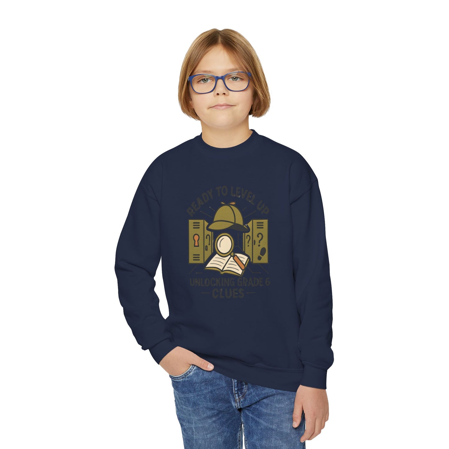 Clue Quest Sweatshirt for Back to School