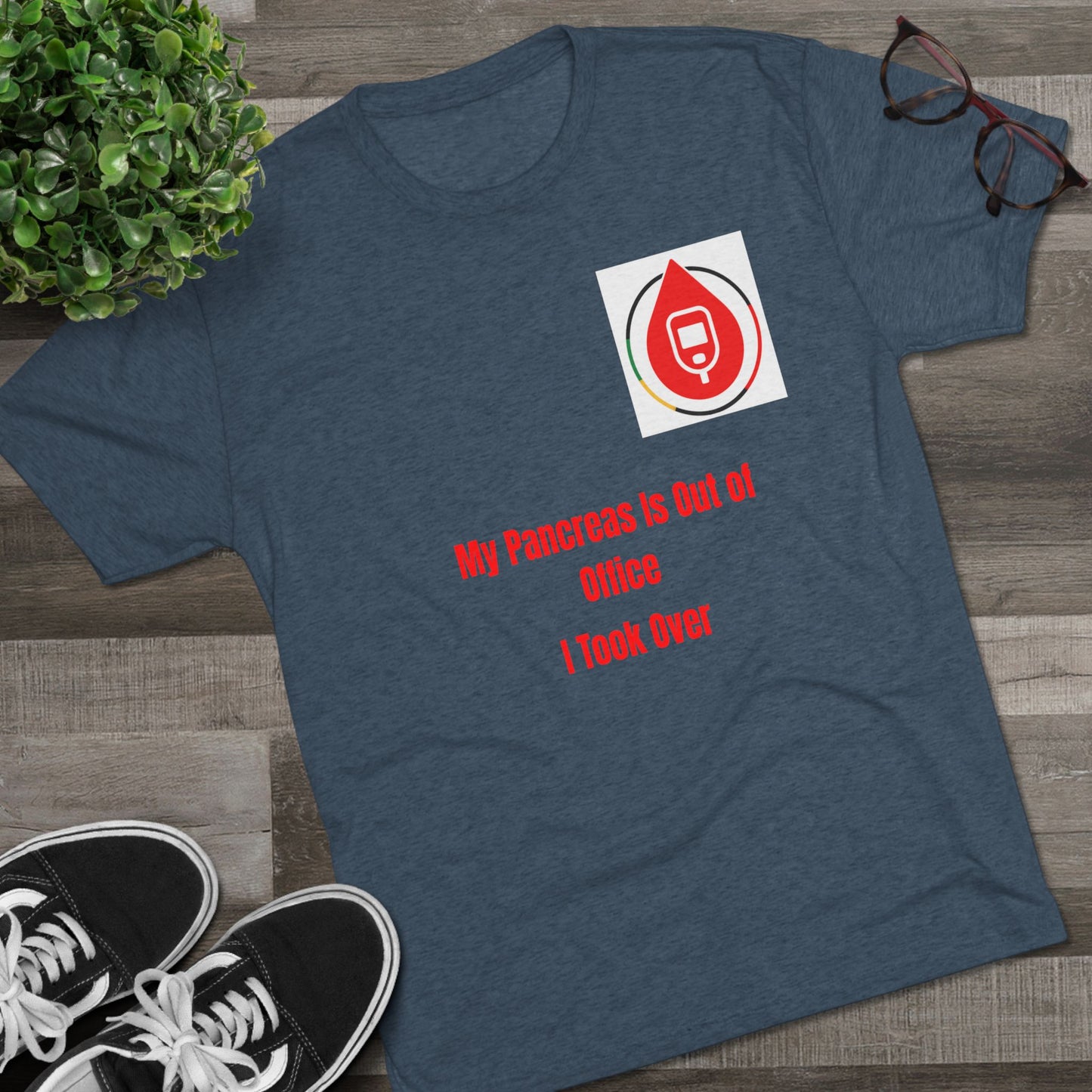 Pancreas on Pause, Sugar Management Crew Tee, Diabetes Management Apparel, Diabetes Awareness T-Shirt