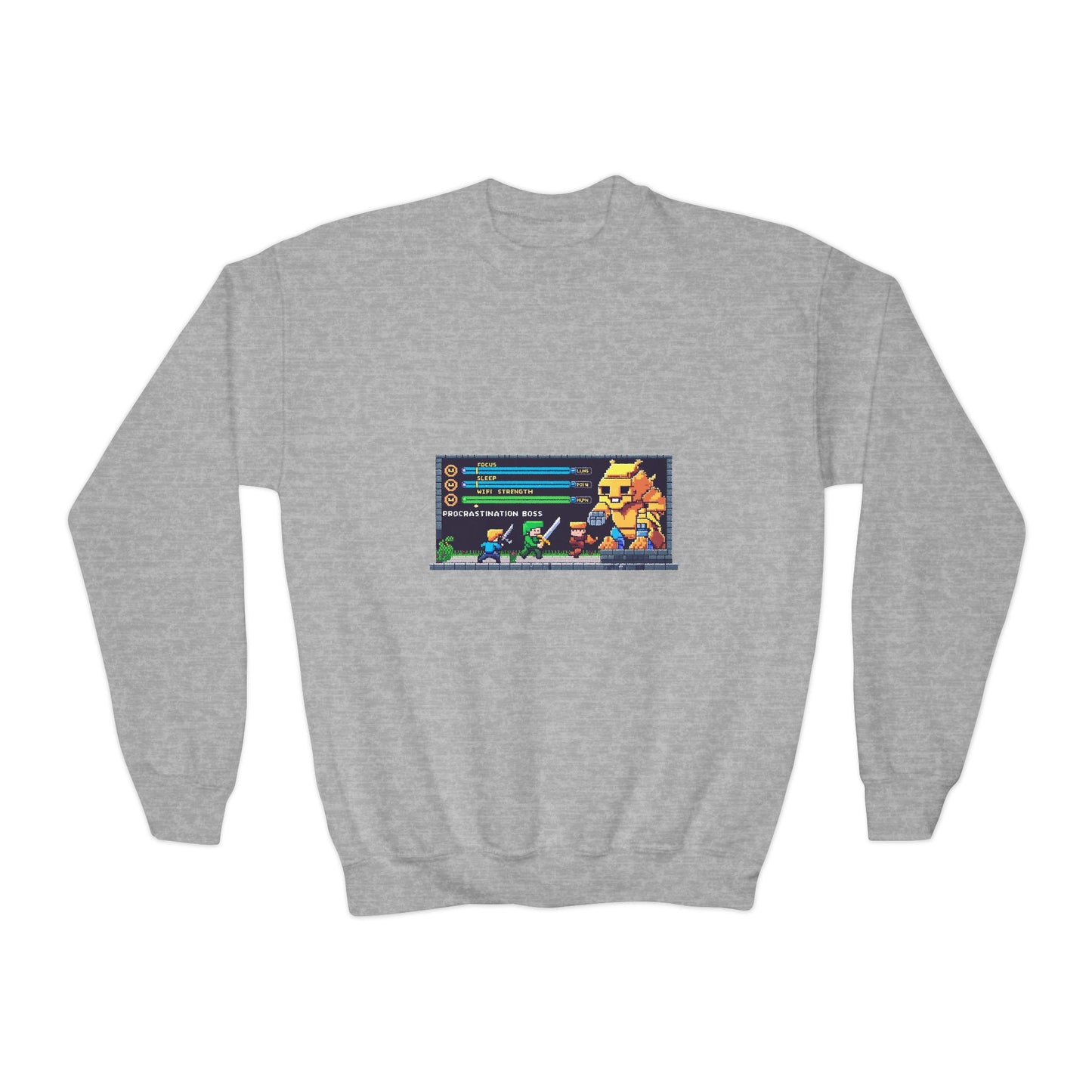 Youth Crewneck Sweatshirt with Fun Animal Design, Cozy Jumper for Kids, Perfect Gift for Birthdays, Holidays, & Everyday Wear