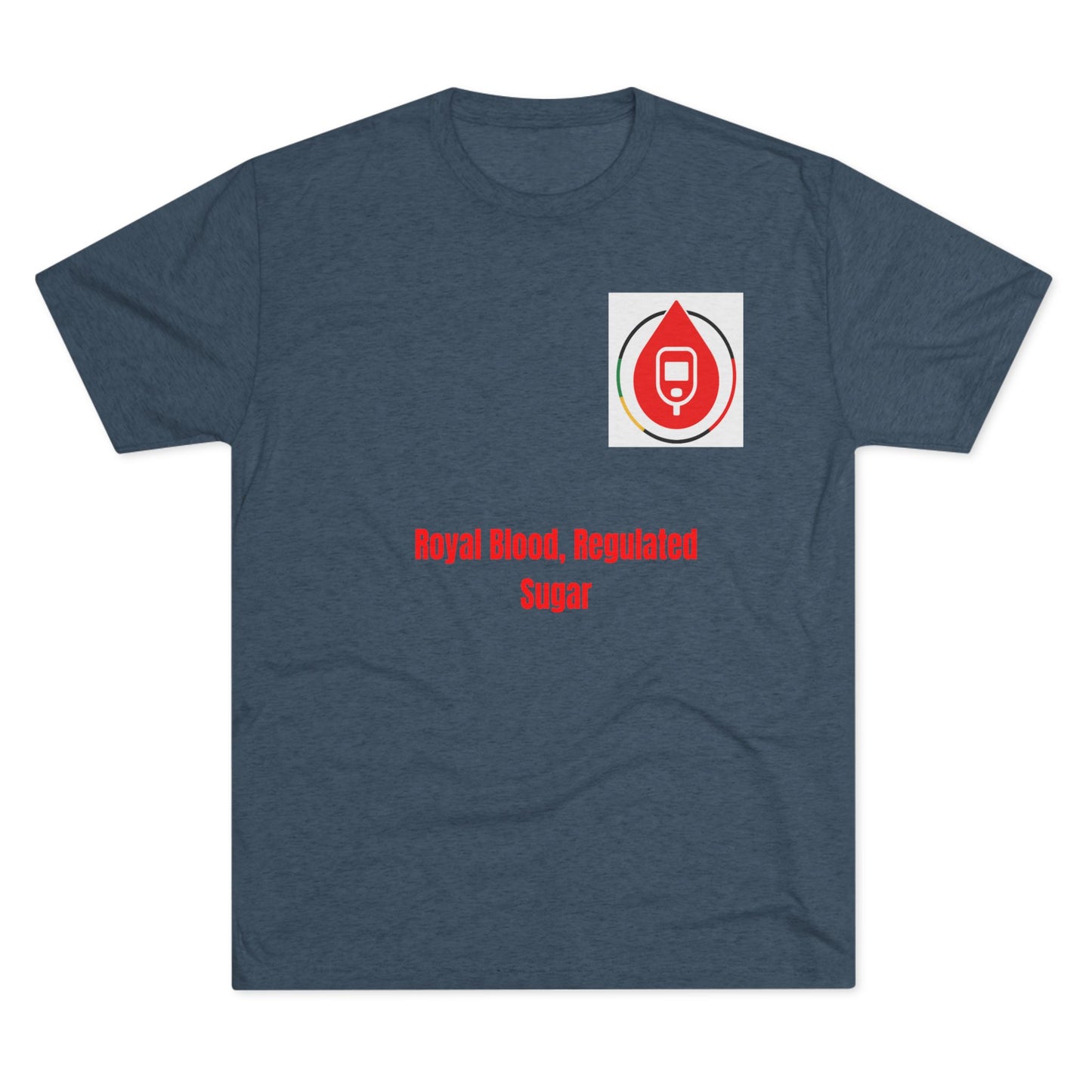 Diabetes Awareness Campaign T-shirts, Royal Blood Regulator, Sugar Management Crew Tee