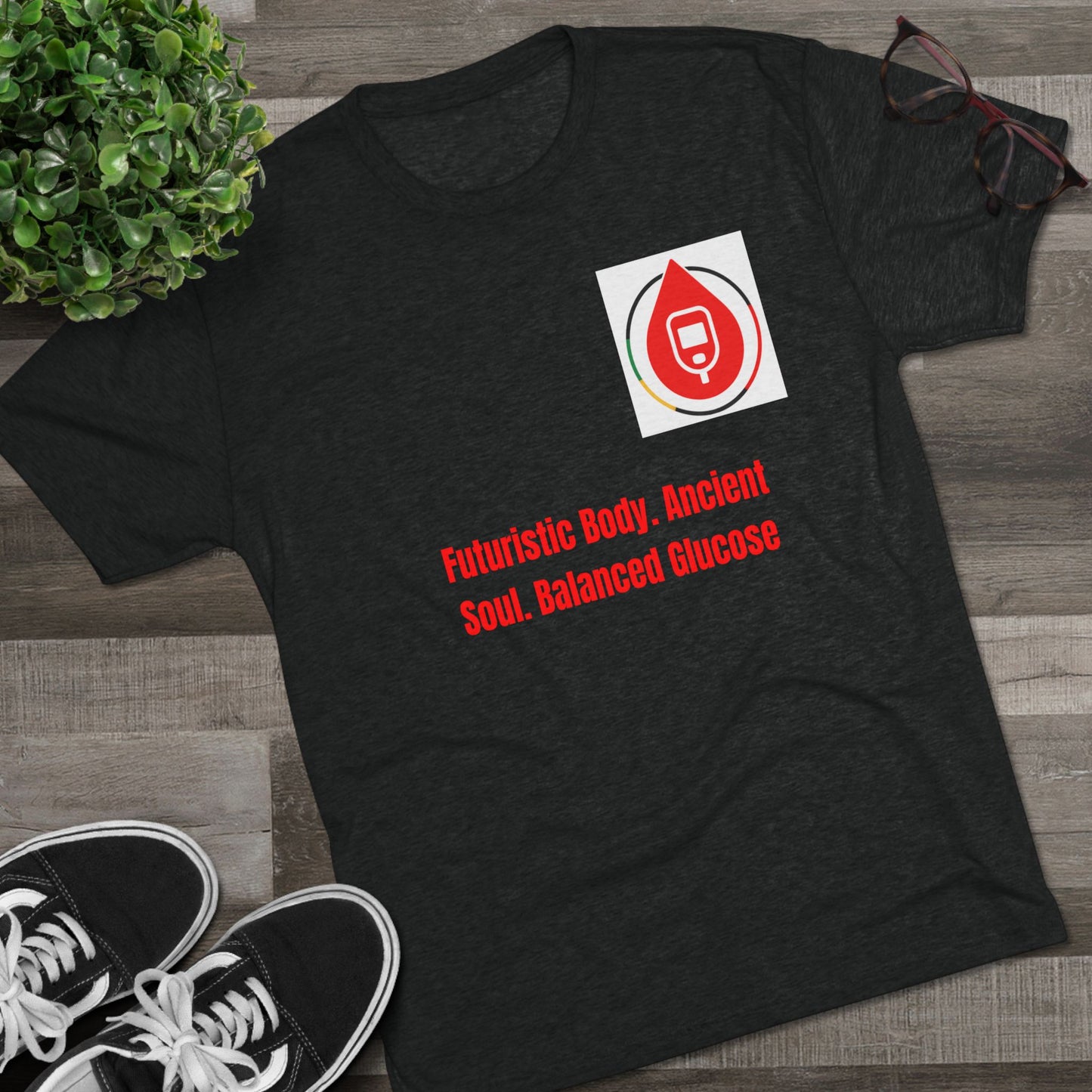 Metabolic Harmony, Sugar Management Crew Tee, Diabetes Management, Diabetes Awareness