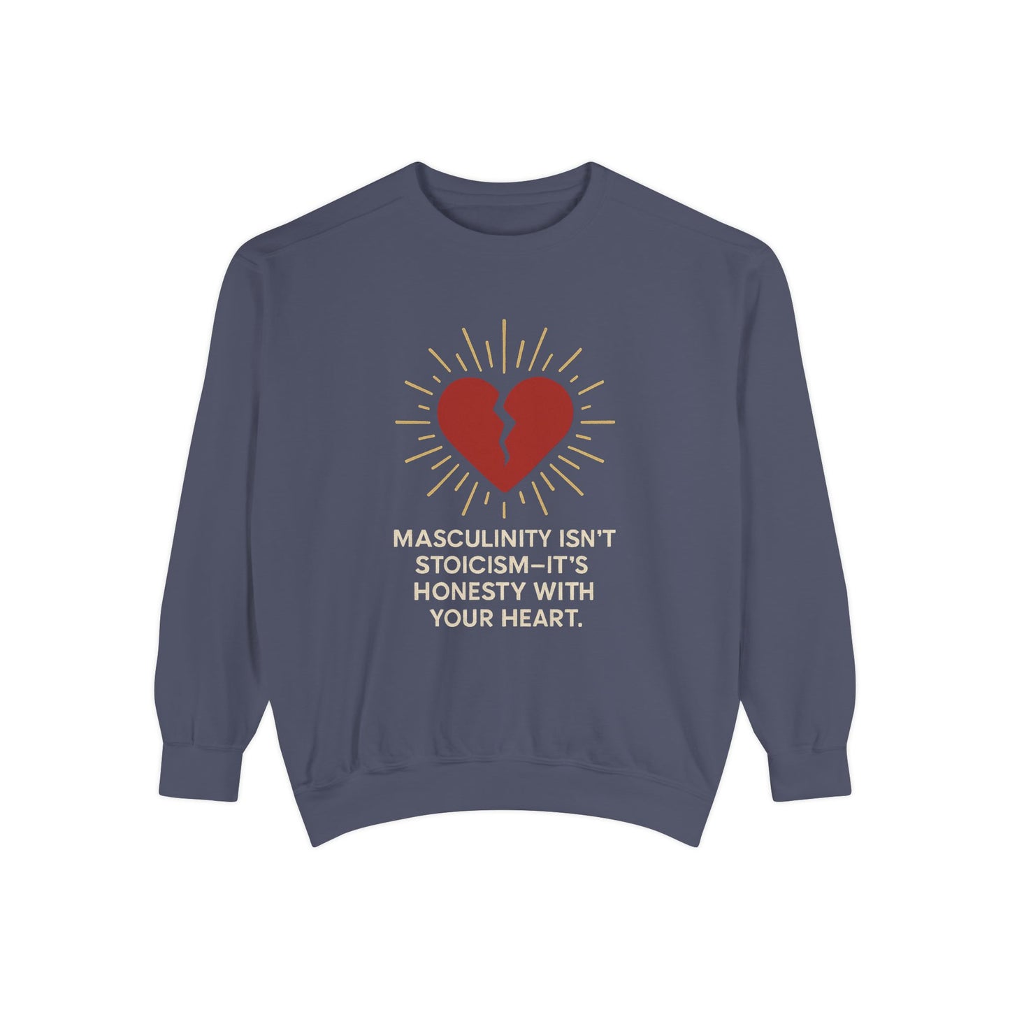 Heartfelt Unisex Sweatshirt - Perfect for Open Conversations, Gifts for Men, Casual Comfort Wear, Self-Expression Apparel