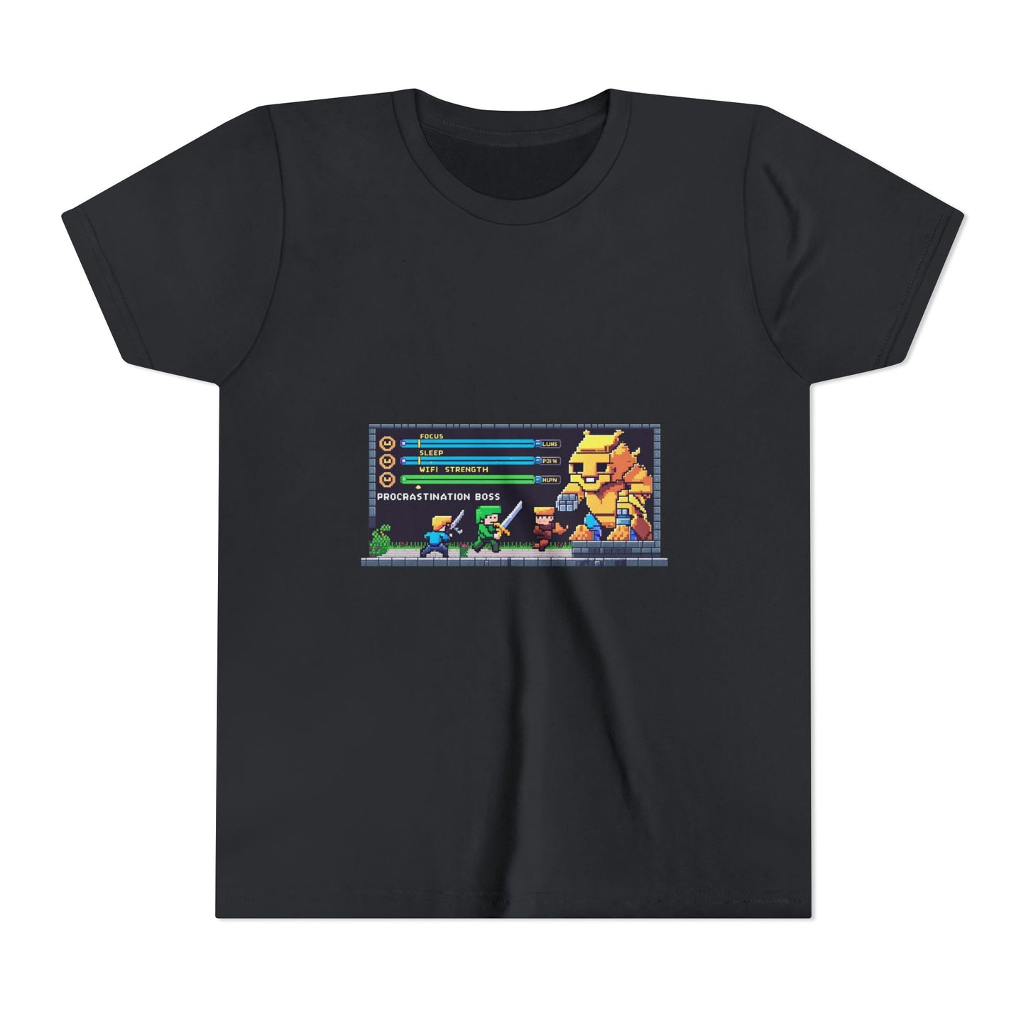 Retro Gaming Youth Tee, Fun Graphic Shirt for Kids, Perfect for Birthdays, Holidays, and Playtime, Geeky Gift Idea, Video Game Vibes