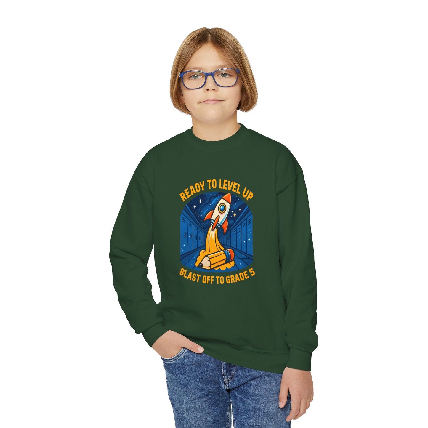 Rocket Scholar Sweatshirt for Back to School
