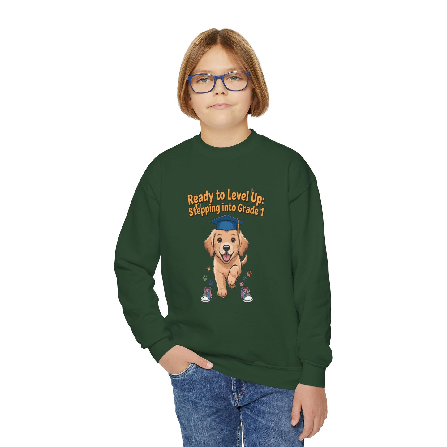 Paw Prints of Progress Sweatshirt for Back to School