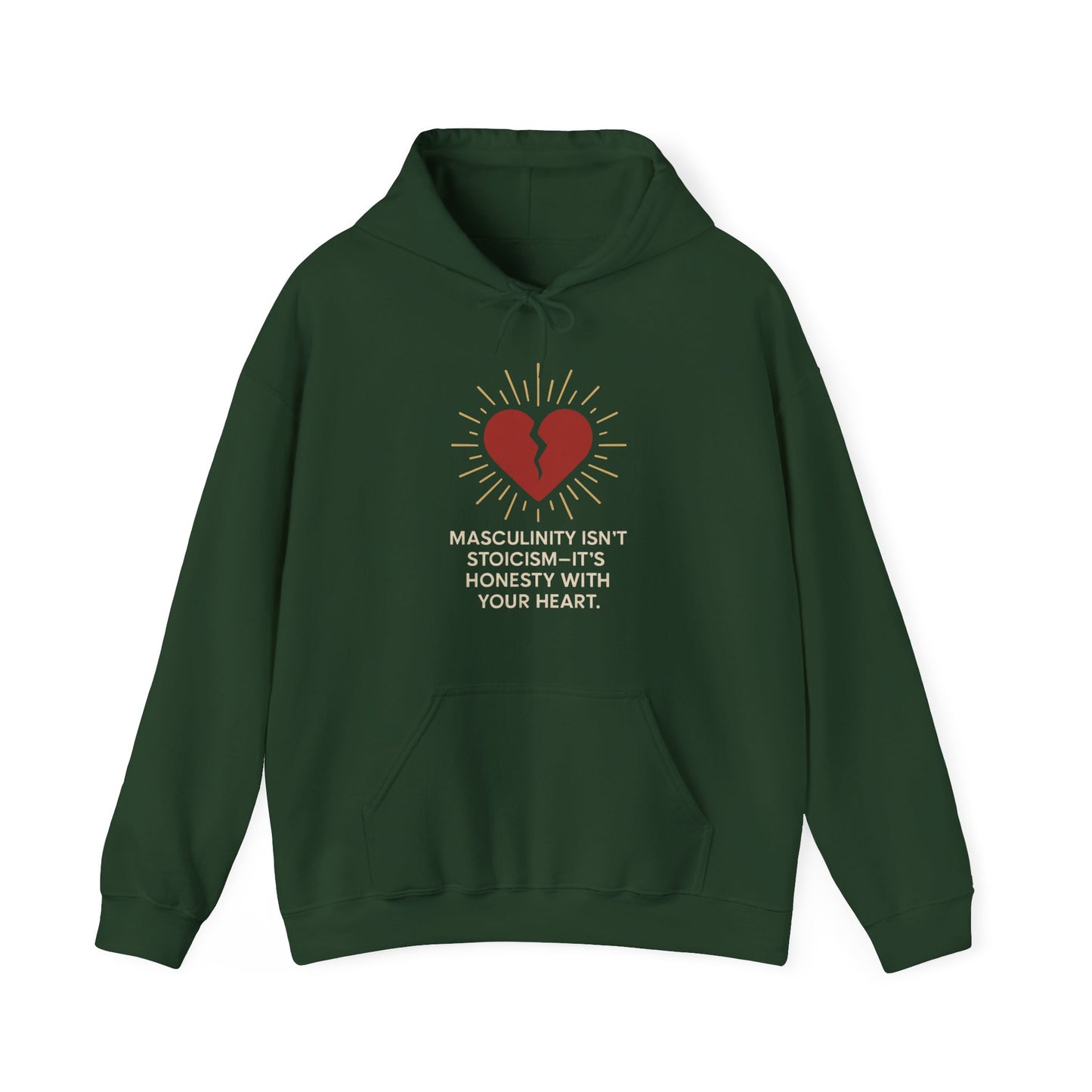 Heartfelt Affirmation Hoodie - Unisex Heavy Blend Sweatshirt, Cozy Gift, Casual Wear, Self-Care Reminder, Modern Style, Gender-Neutral