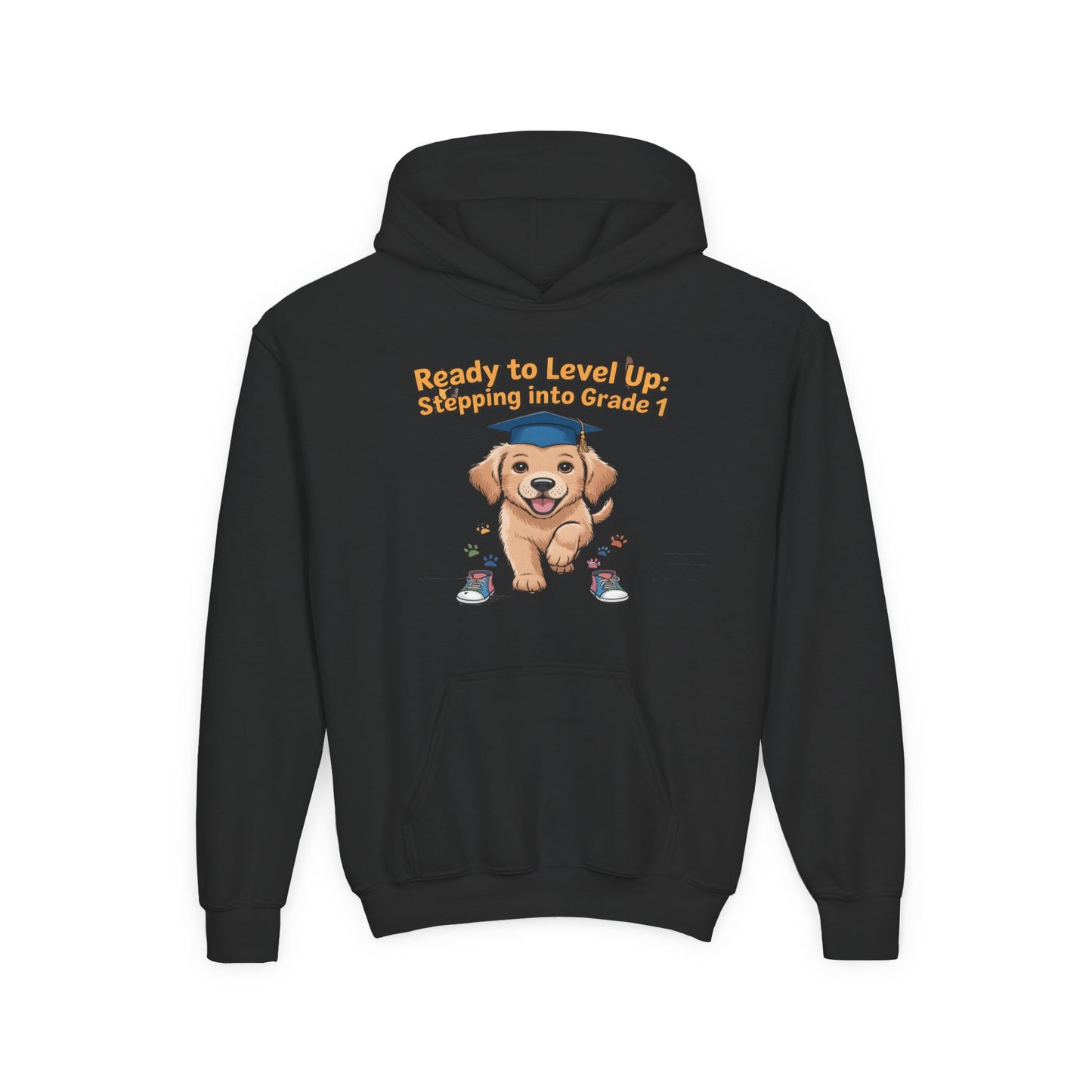 Puppy's First Day Hoodie for Back to School, Cool Back to School Hoodie