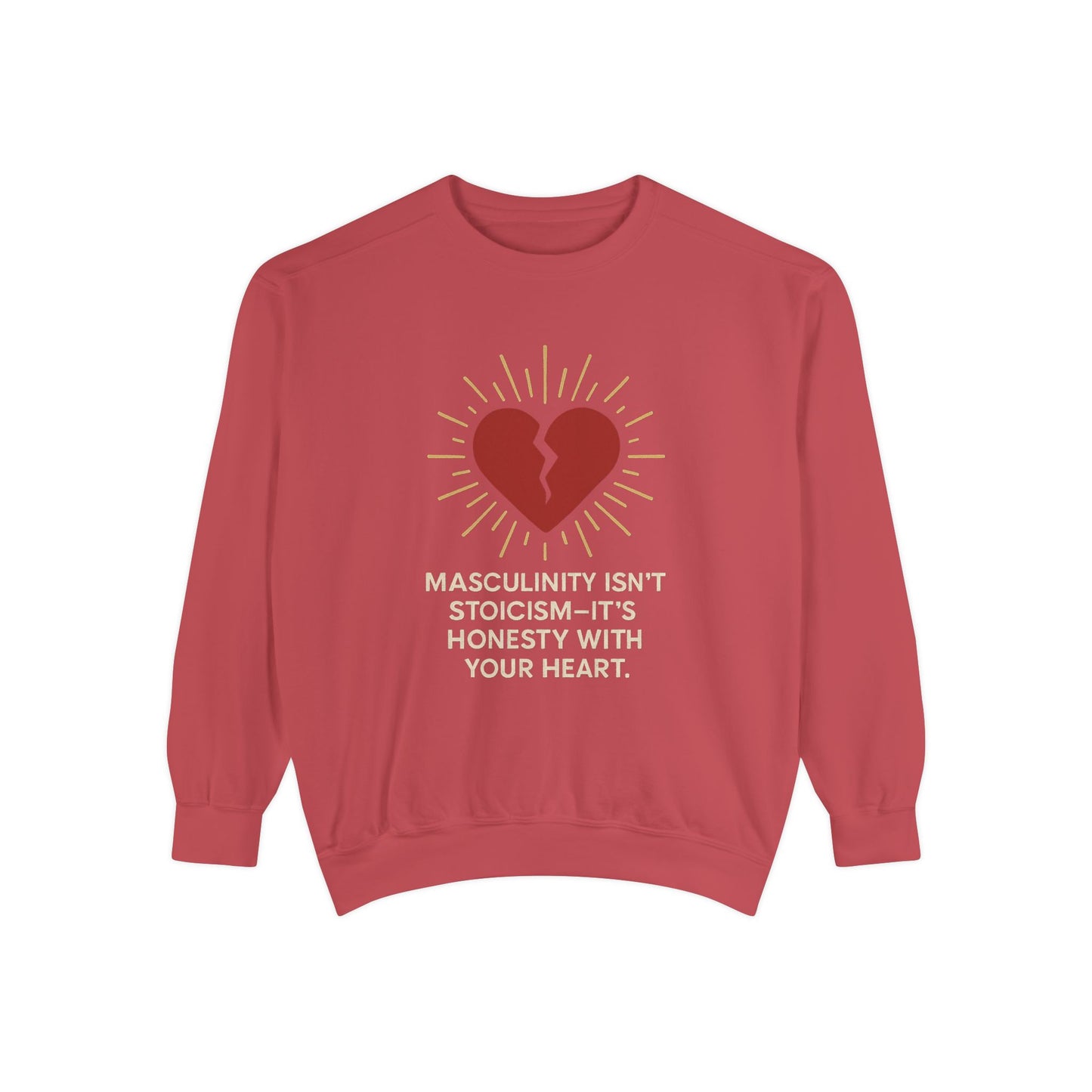 Heartfelt Unisex Sweatshirt - Perfect for Open Conversations, Gifts for Men, Casual Comfort Wear, Self-Expression Apparel