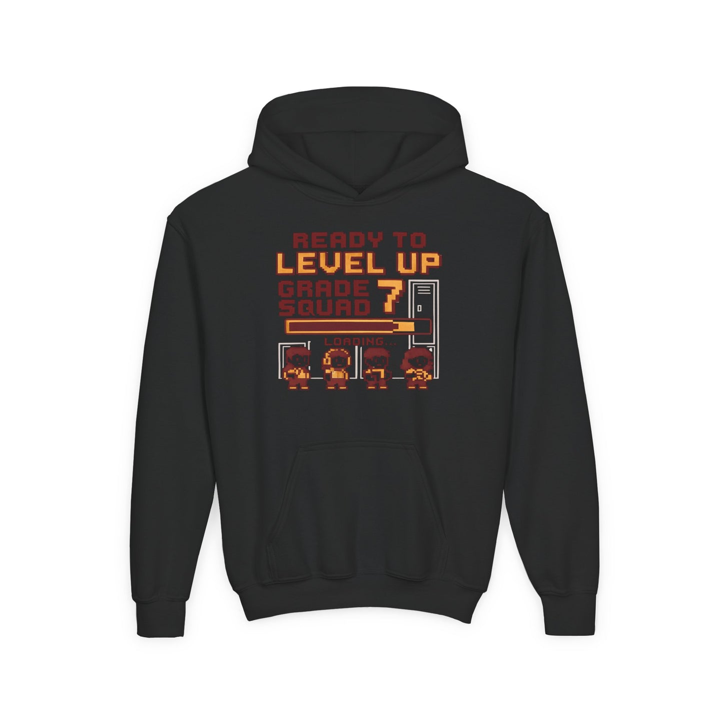 Level Up Quest, Hoodies for Back to School, Cool Hoodie for Back to School