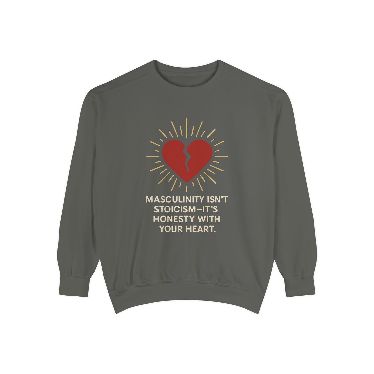 Heartfelt Unisex Sweatshirt - Perfect for Open Conversations, Gifts for Men, Casual Comfort Wear, Self-Expression Apparel