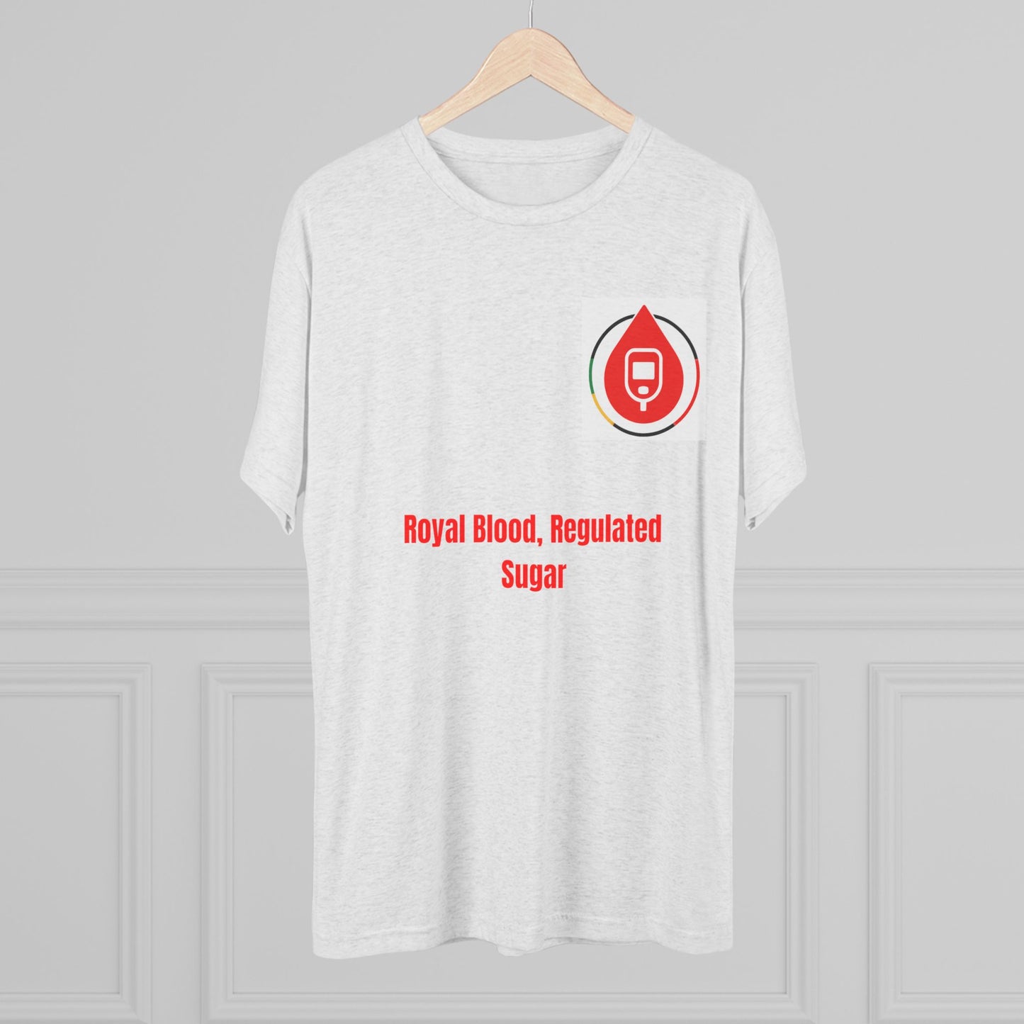 Diabetes Awareness Campaign T-shirts, Royal Blood Regulator, Sugar Management Crew Tee