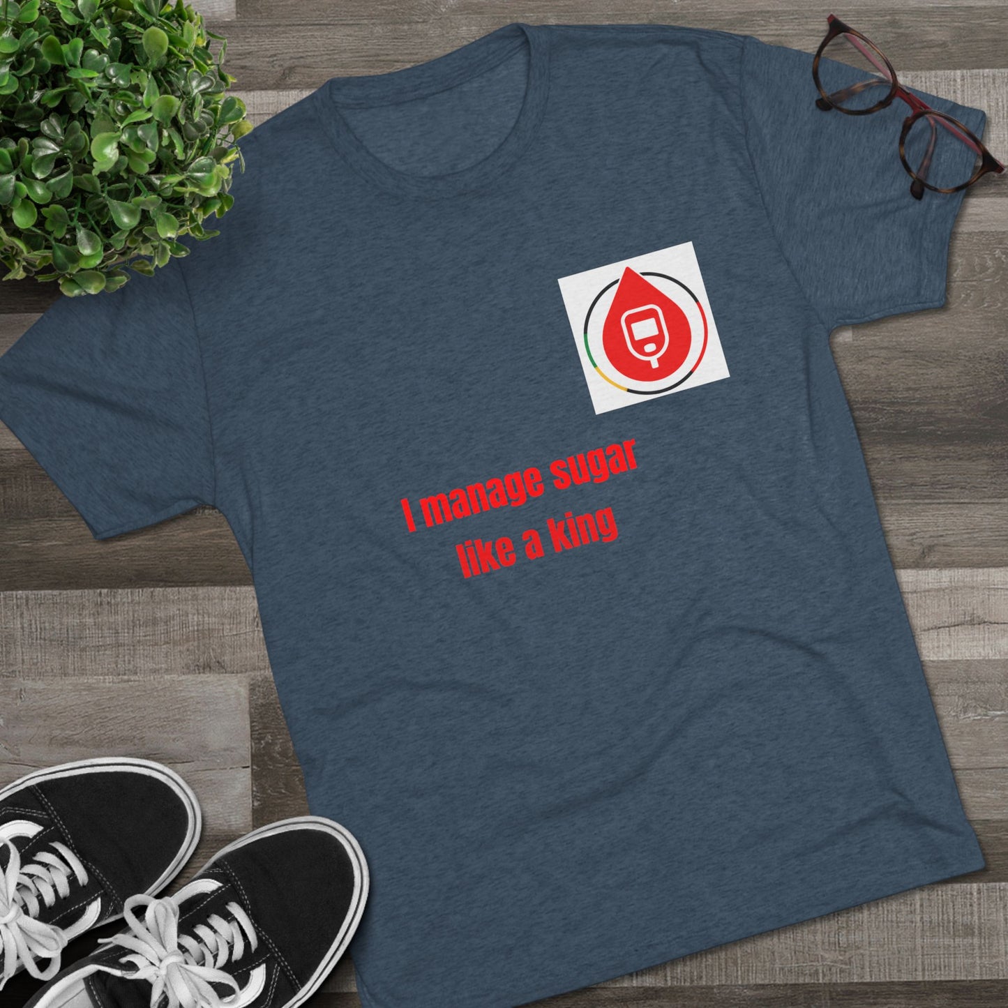Sugar Management Crew Tee, Funny Diabetes Shirt, Unisex T-shirt, Health Awareness Tee, Gift for Diabetics