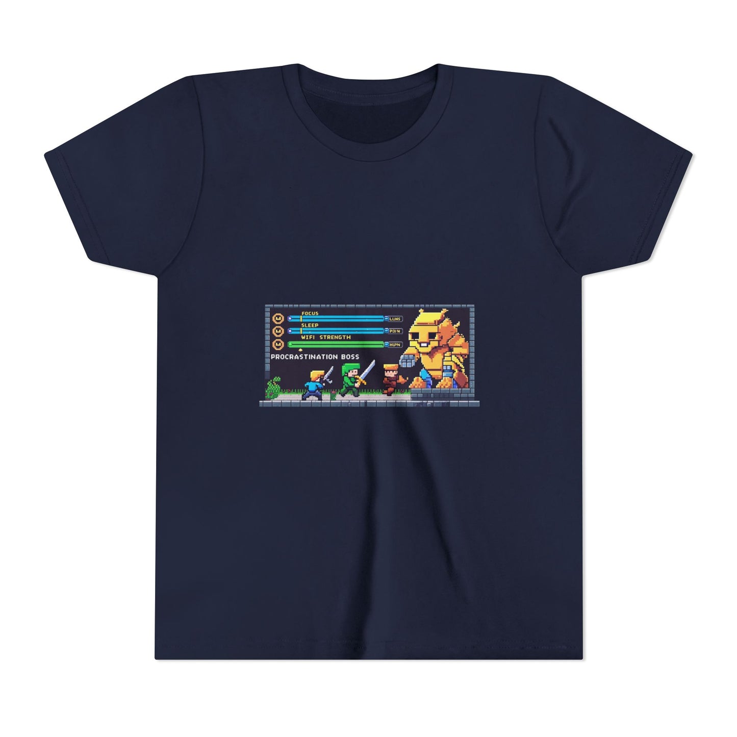Retro Gaming Youth Tee, Fun Graphic Shirt for Kids, Perfect for Birthdays, Holidays, and Playtime, Geeky Gift Idea, Video Game Vibes