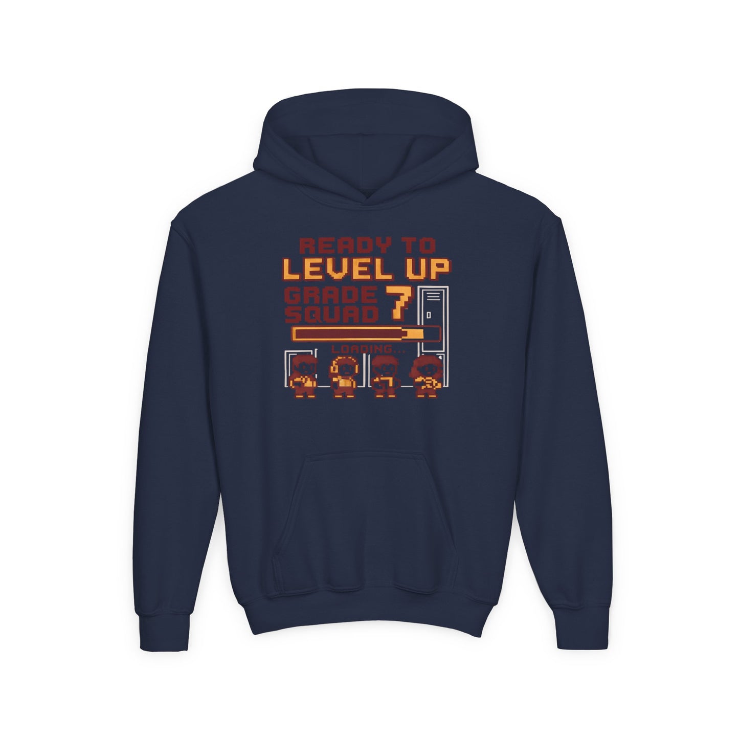 Level Up Quest, Hoodies for Back to School, Cool Hoodie for Back to School