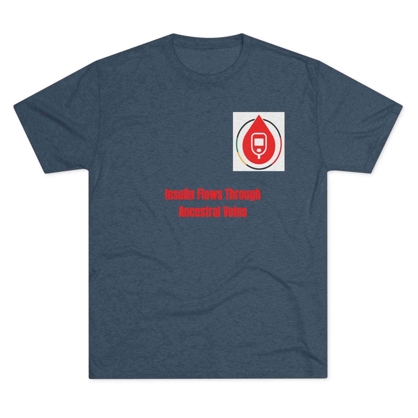 Diabetes Awareness Campaign T-shirts, Insulin's Lifeline, Sugar Management Crew Tee
