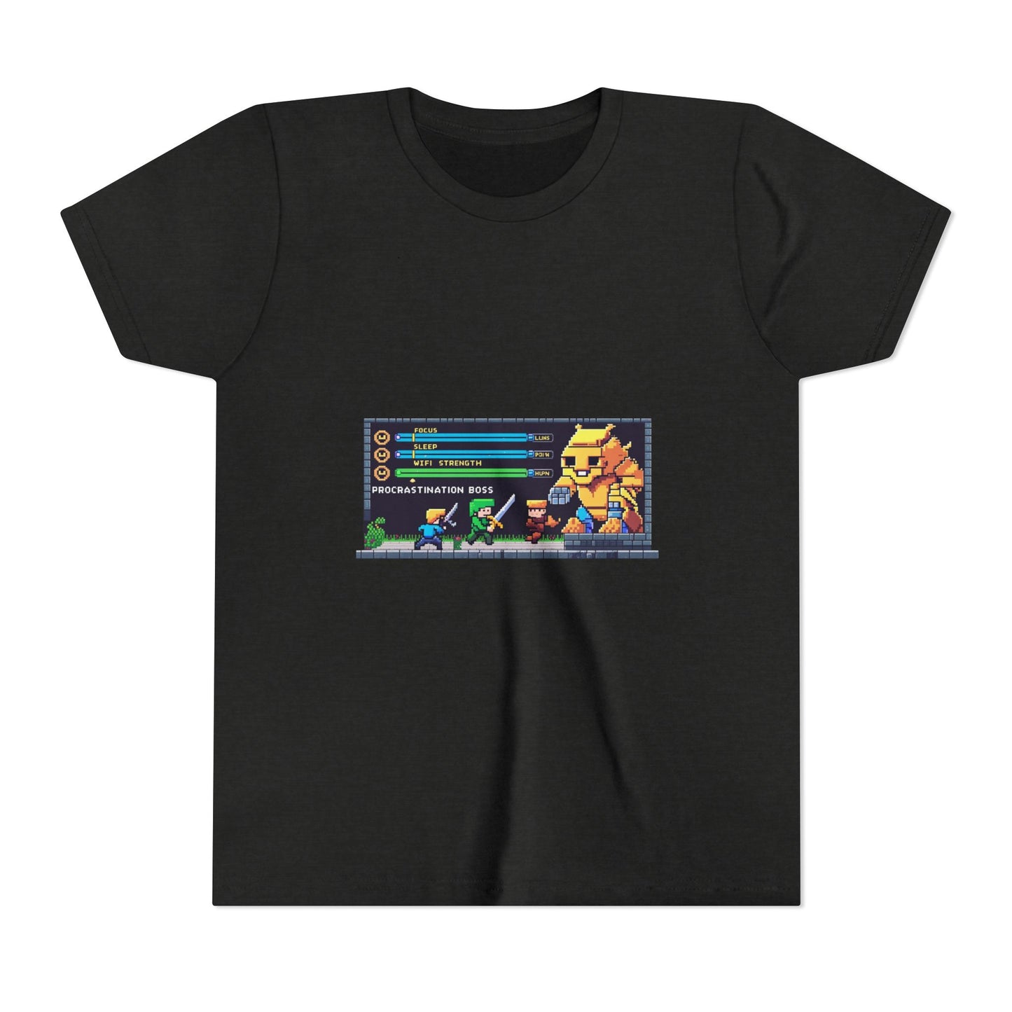 Retro Gaming Youth Tee, Fun Graphic Shirt for Kids, Perfect for Birthdays, Holidays, and Playtime, Geeky Gift Idea, Video Game Vibes