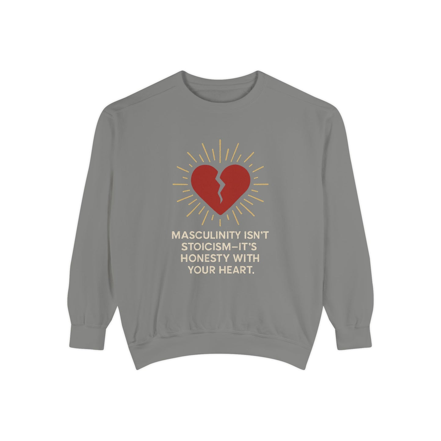 Heartfelt Unisex Sweatshirt - Perfect for Open Conversations, Gifts for Men, Casual Comfort Wear, Self-Expression Apparel