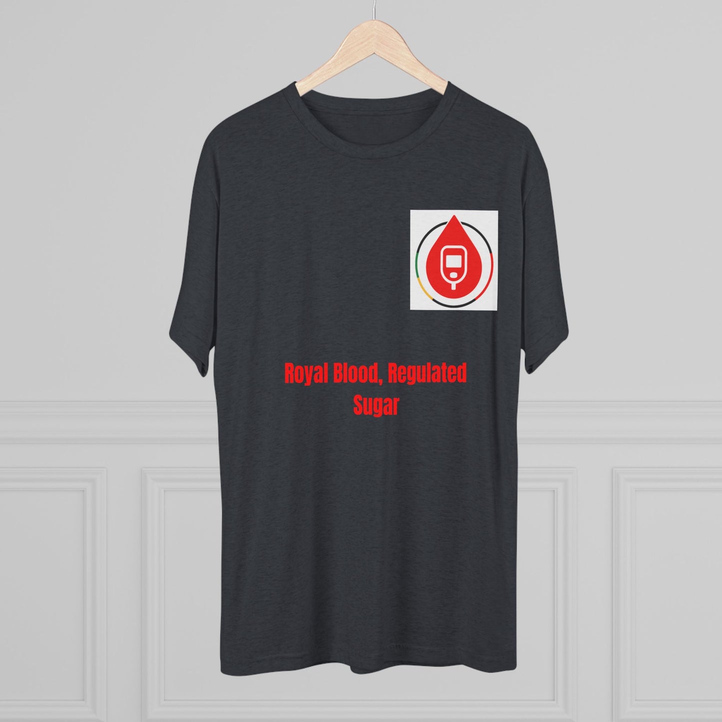 Diabetes Awareness Campaign T-shirts, Royal Blood Regulator, Sugar Management Crew Tee
