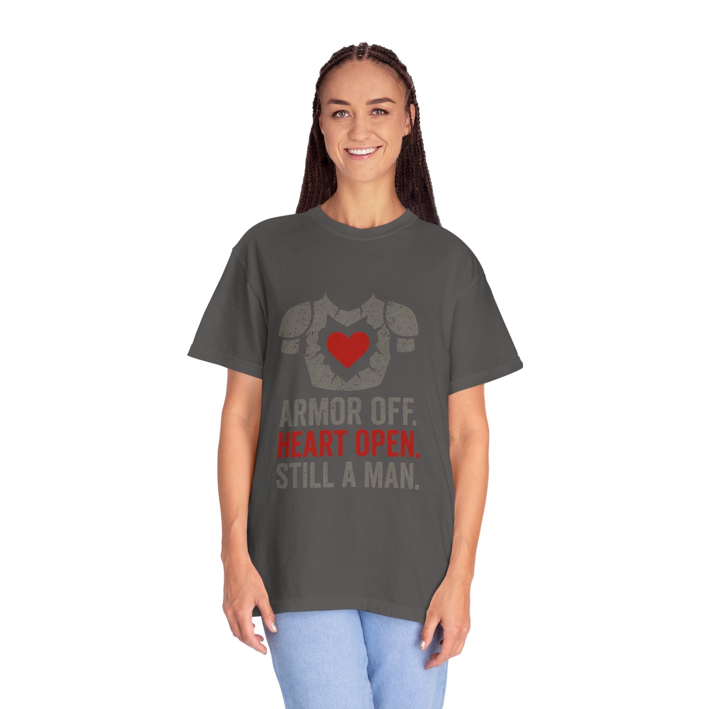 Heartfelt Armor Unisex T-shirt - Empowering Gift for Men, Casual Wear, Motivational Apparel, Heart Open Design, Thoughtful Shirt for [...]