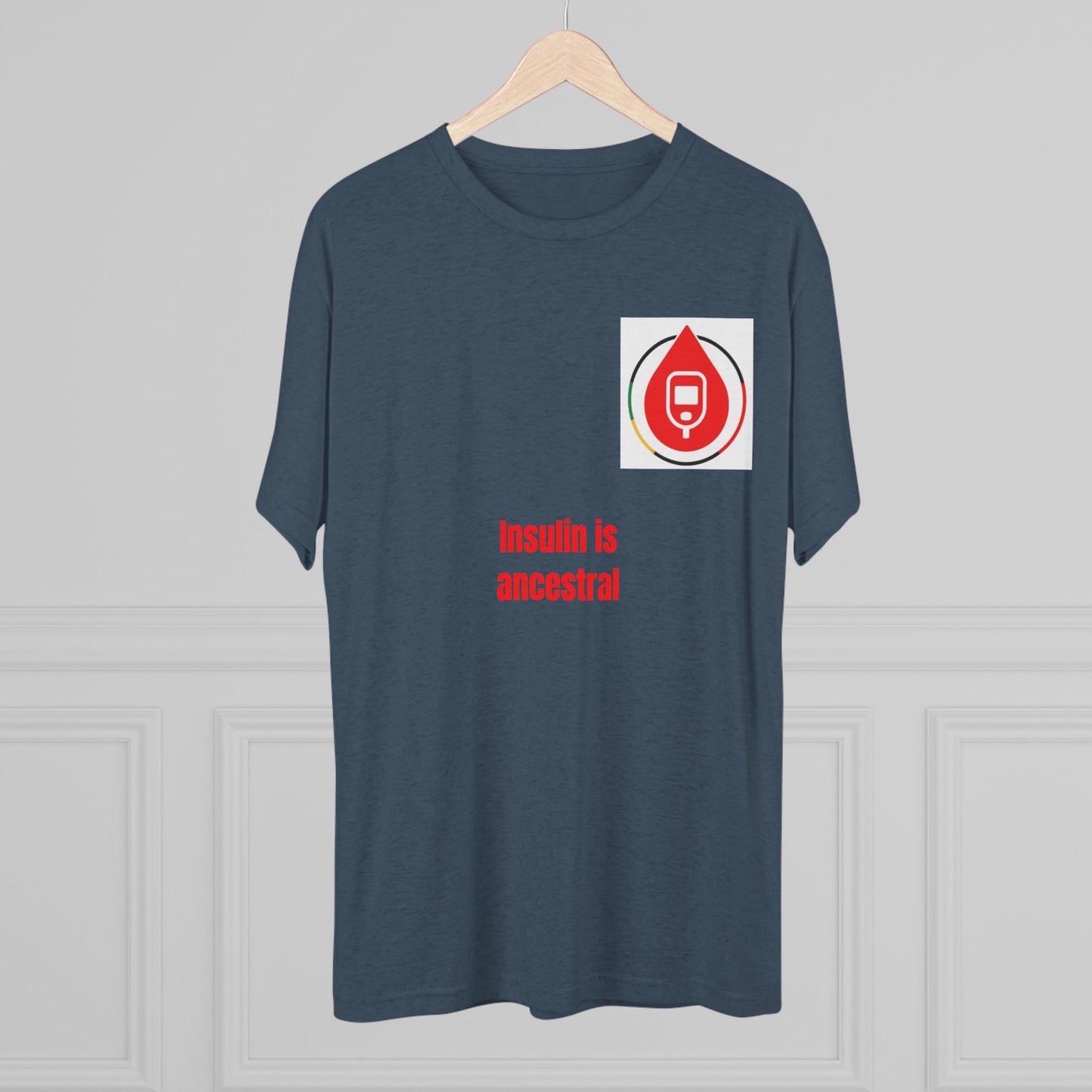 Diabetes Awareness Campaign T-shirts, Insulin's Ancestral Legacy, Sugar Management Crew Tee