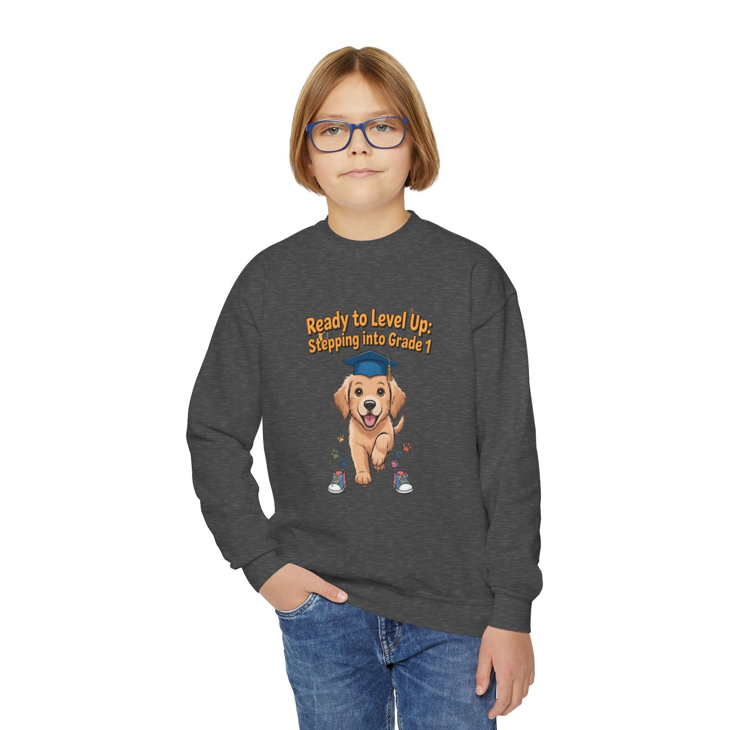 Paw Prints of Progress Sweatshirt for Back to School