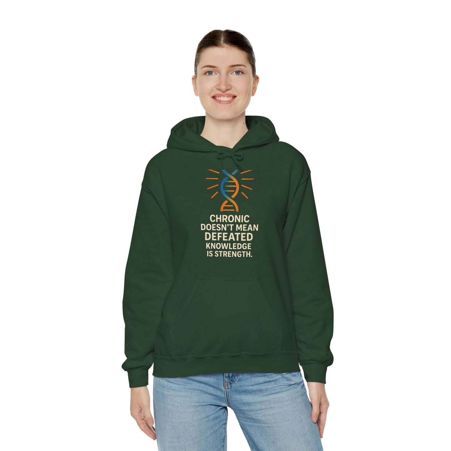 Chronic Strength Hoodie - Inspirational Sweatshirt for Empowerment, Gift for Chronic Illness Support, Cozy Wear for Any Occasion, [...]
