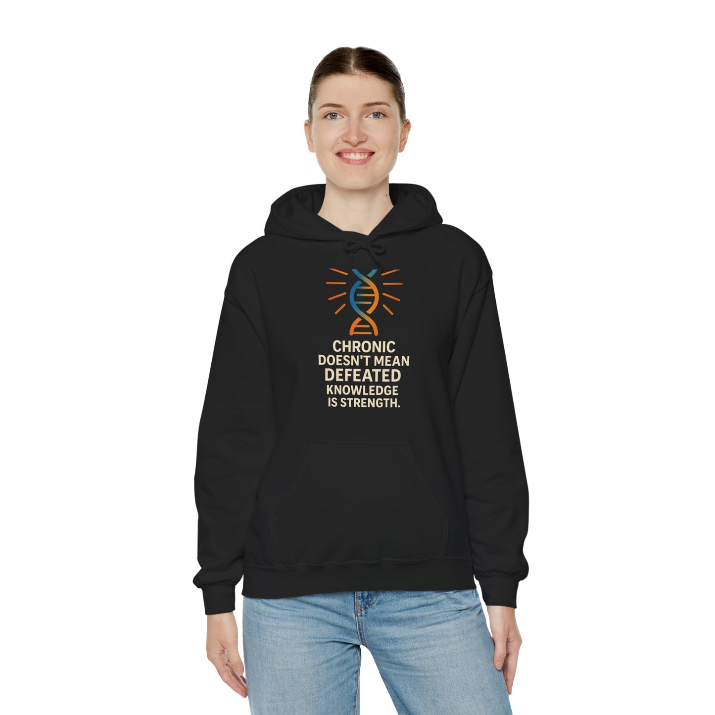 Chronic Strength Hoodie - Inspirational Sweatshirt for Empowerment, Gift for Chronic Illness Support, Cozy Wear for Any Occasion, [...]