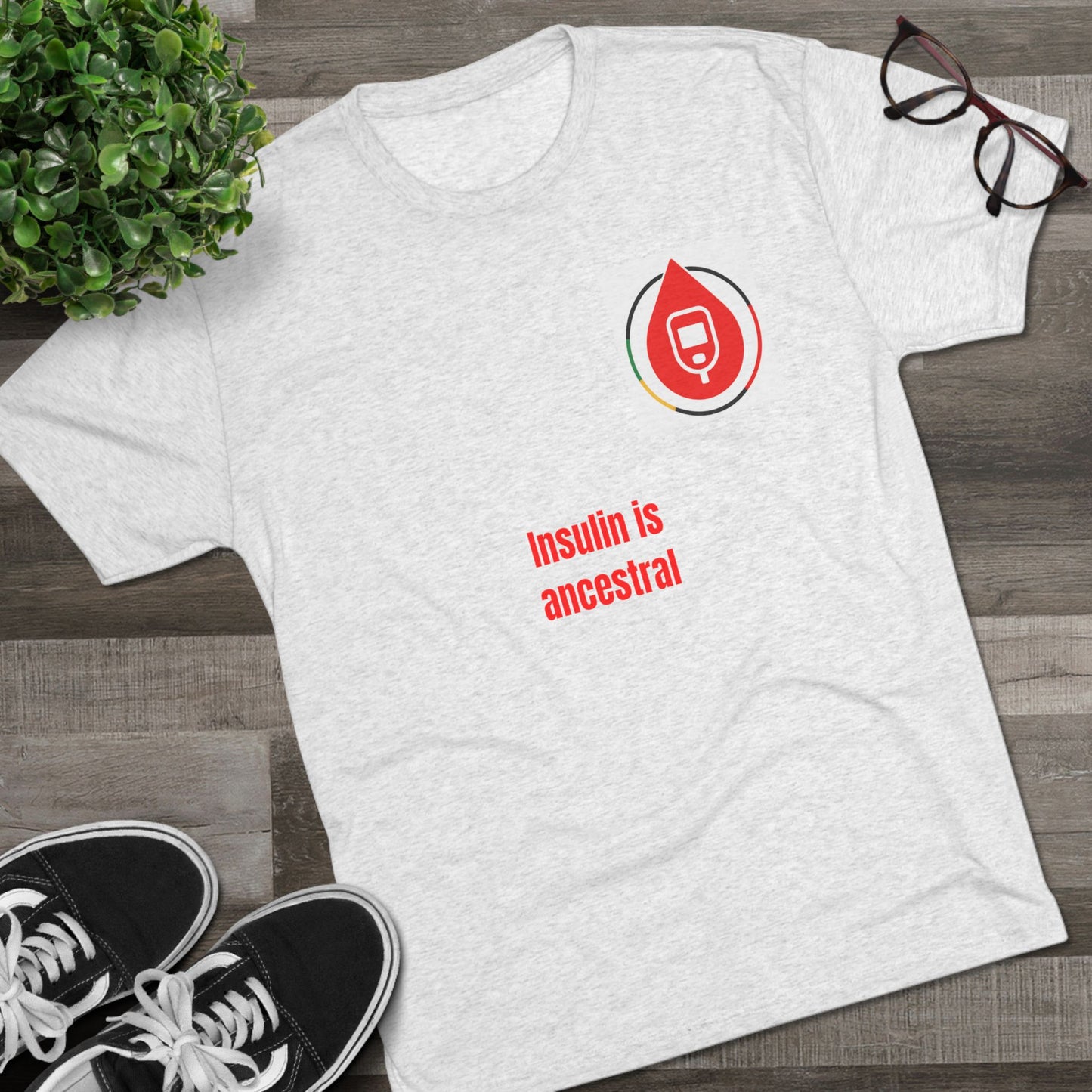 Diabetes Awareness Campaign T-shirts, Insulin's Ancestral Legacy, Sugar Management Crew Tee