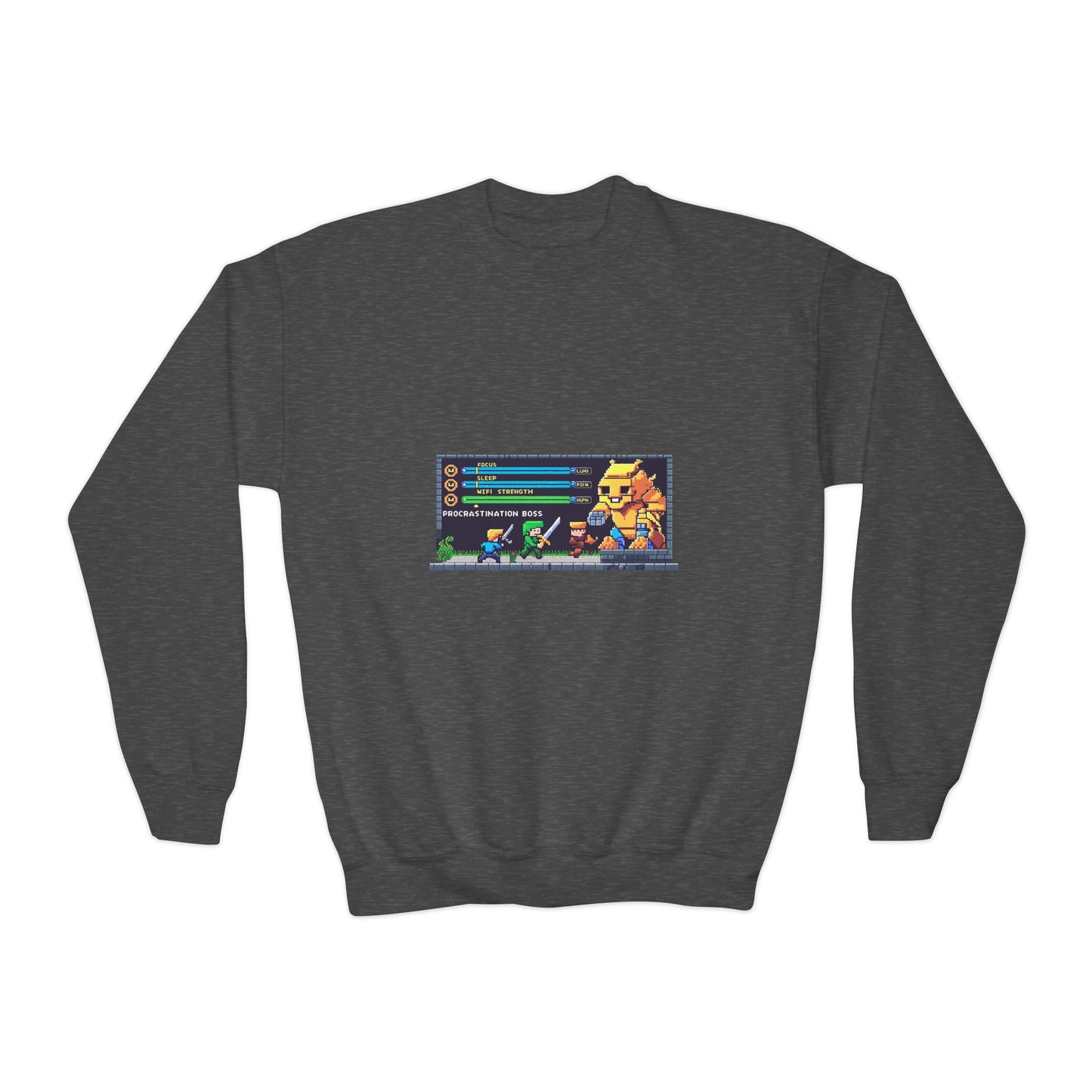 Youth Crewneck Sweatshirt with Fun Animal Design, Cozy Jumper for Kids, Perfect Gift for Birthdays, Holidays, & Everyday Wear